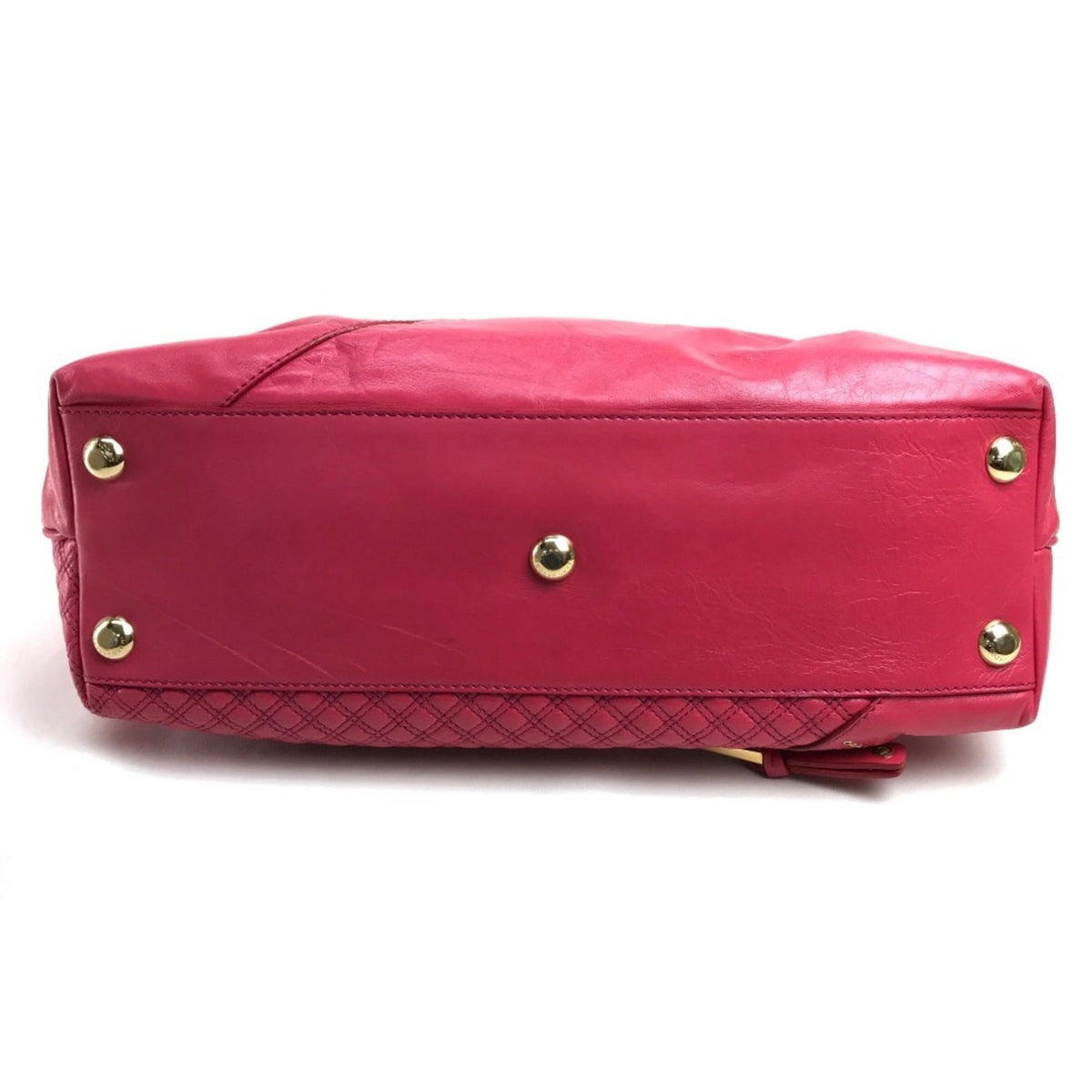 Marc Jacobs Pink Leather Handbag Tote Bag (Pre-Owned)