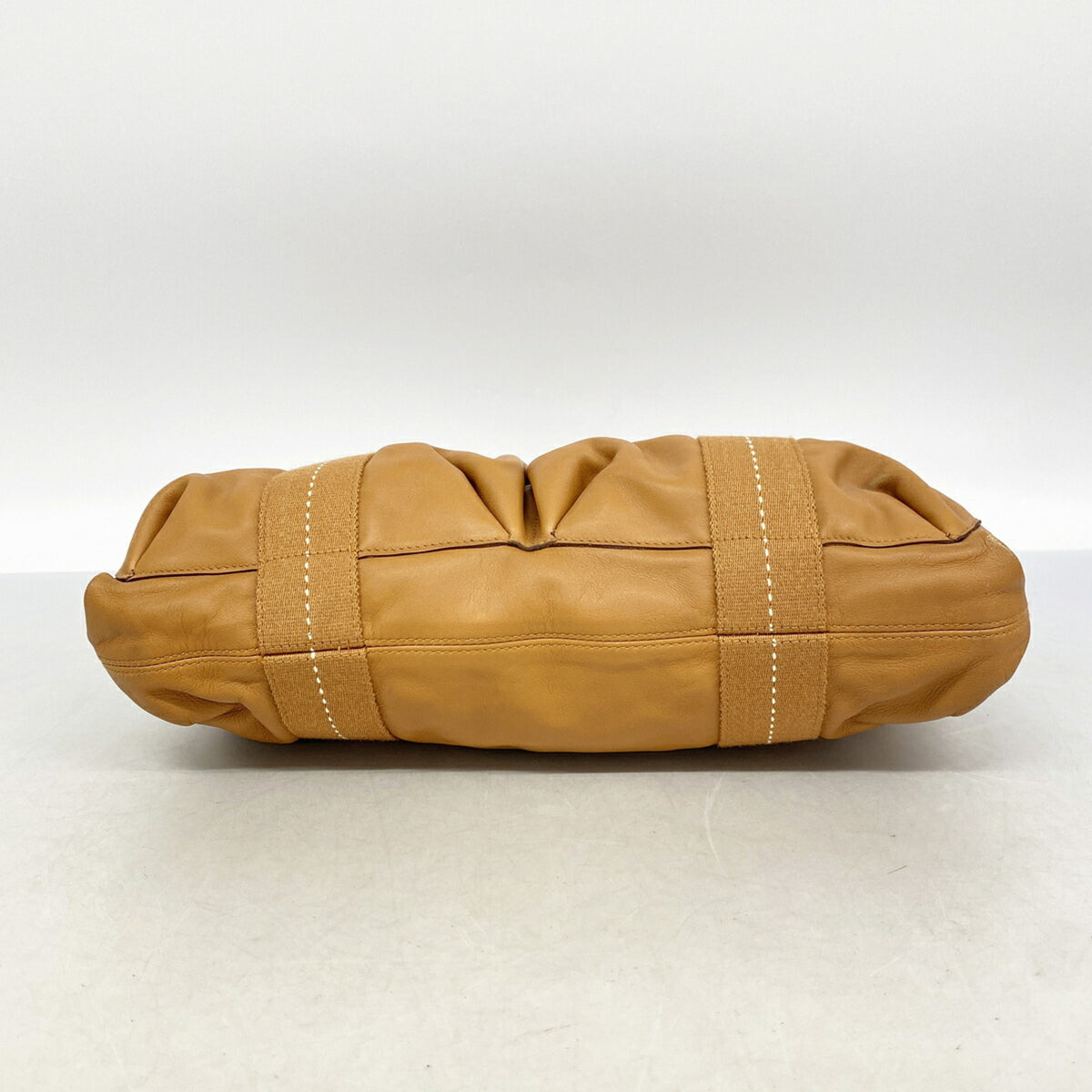 Hermes Brown Leather Tote Bag (Pre-Owned)