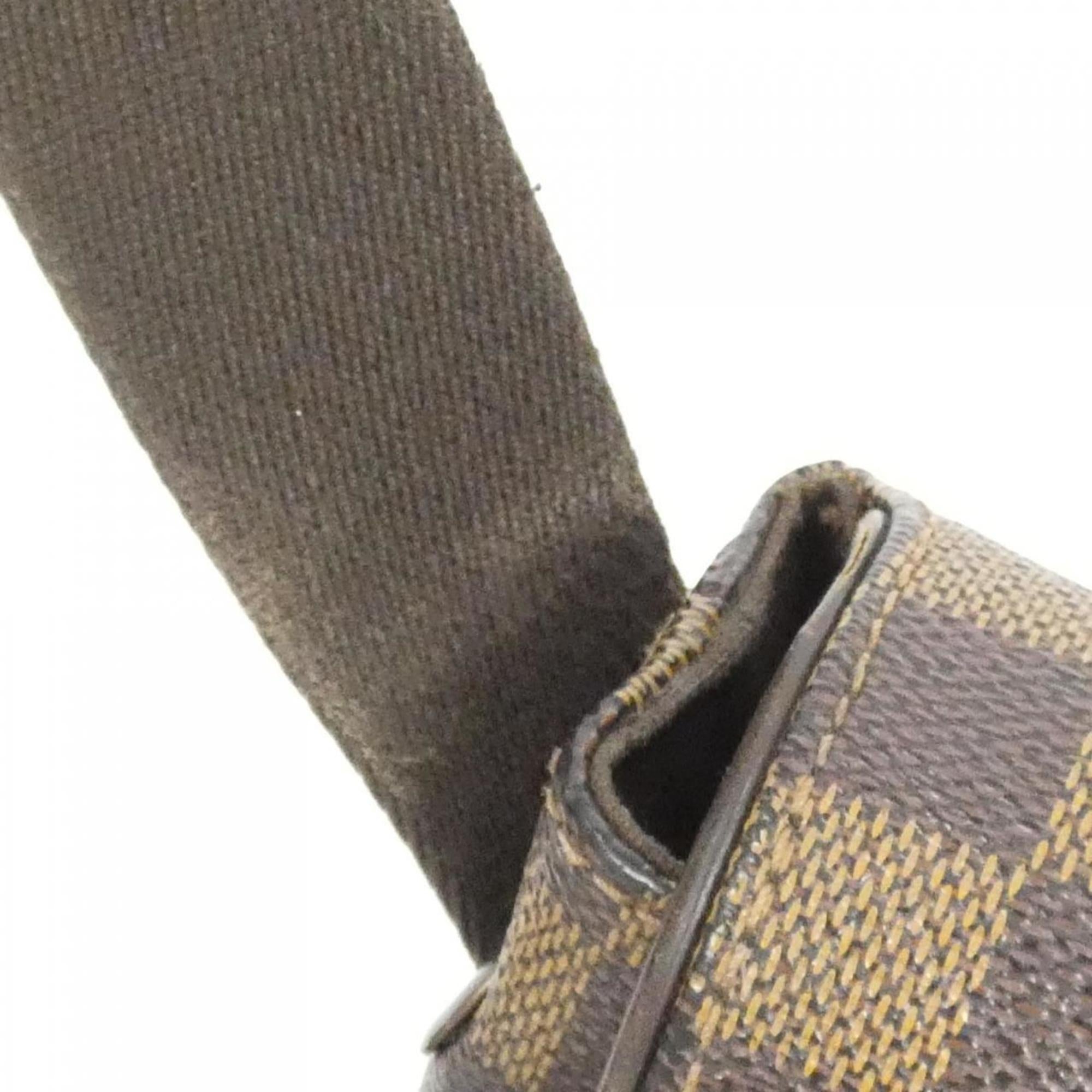 Louis Vuitton Brown Ebene Coated Canvas Shoulder Bag (Pre-Owned)