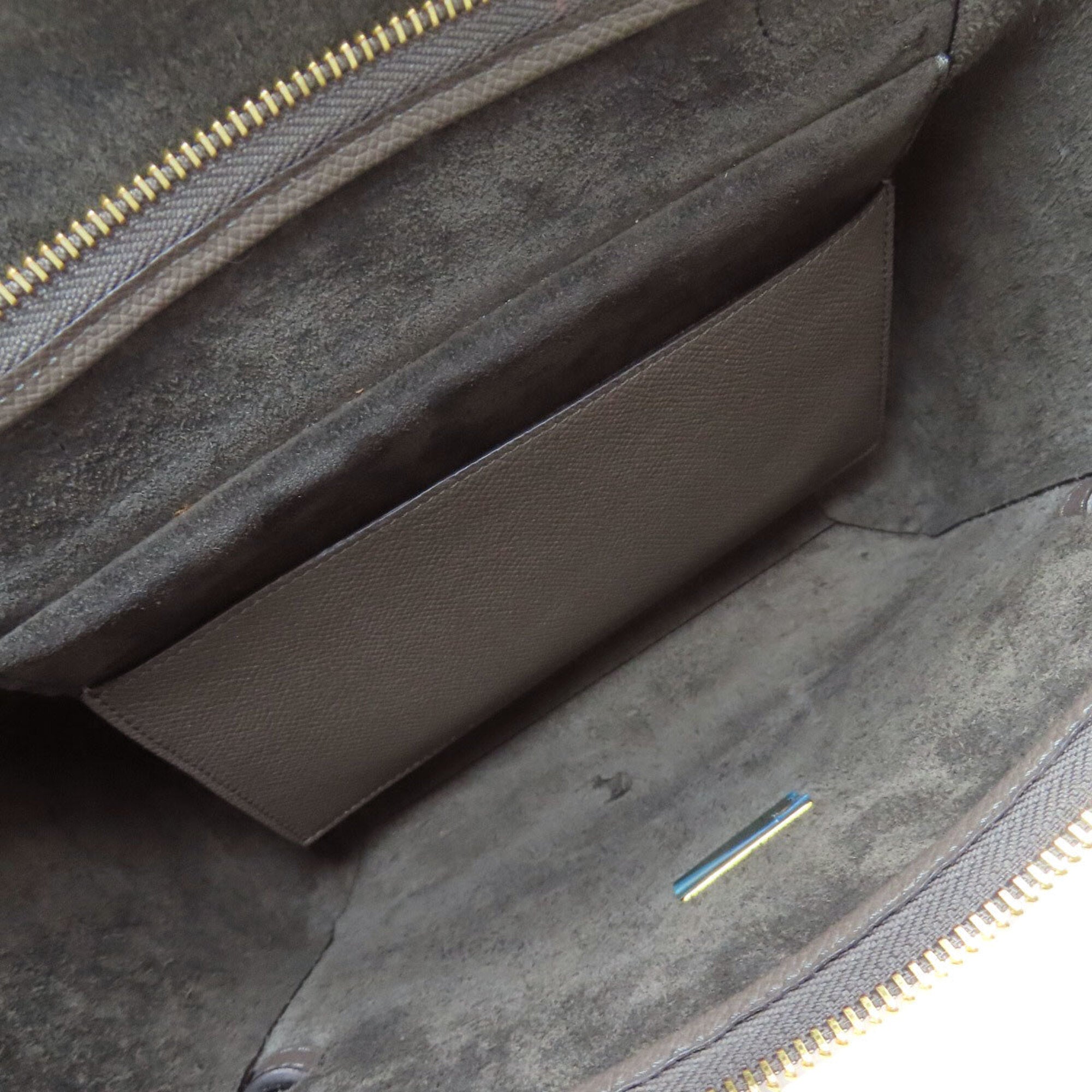 Celine Gray Leather Handbag (Pre-Owned)