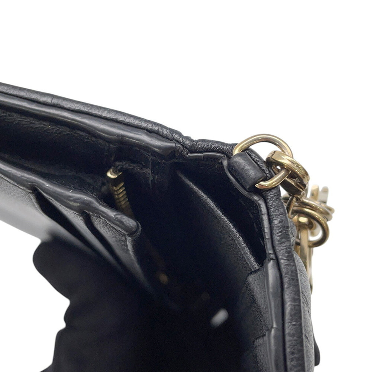 Christian Dior Black Leather Wallet (Bi-Fold) (Pre-Owned)