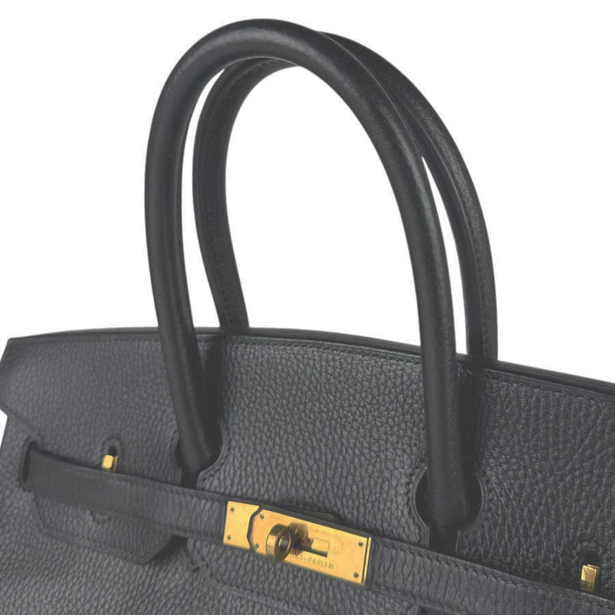 Hermes Black Ardennes Leather Handbag (Pre-Owned)