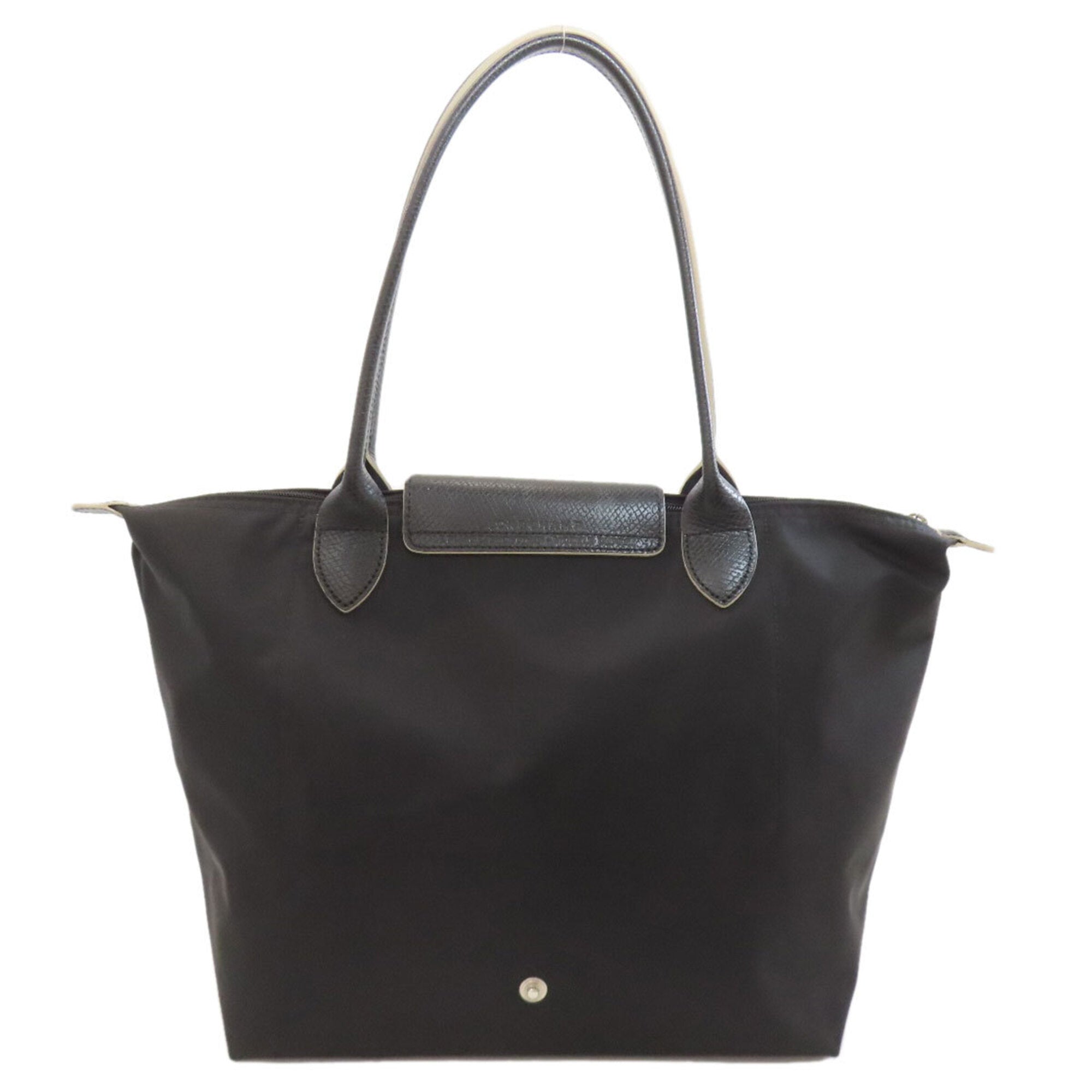 Longchamp Black Nylon Tote Bag (Pre-Owned)