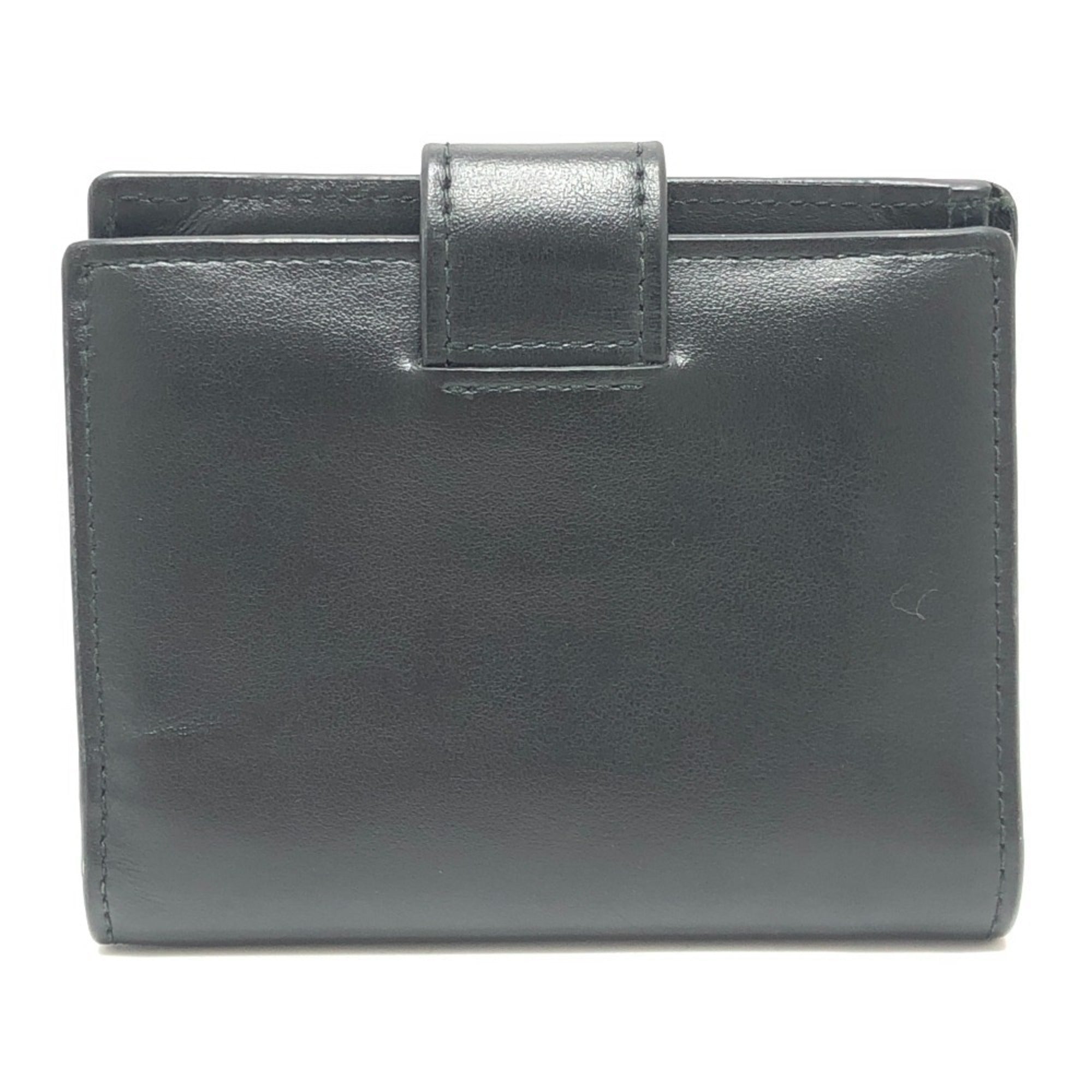 Prada Black Leather Wallet (Bi-Fold) (Pre-Owned)