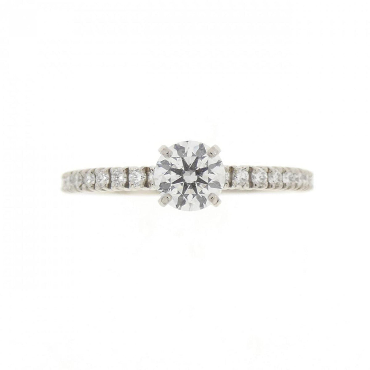 Cartier Silver Platinum 950 Anniversary Ring (Pre-Owned)