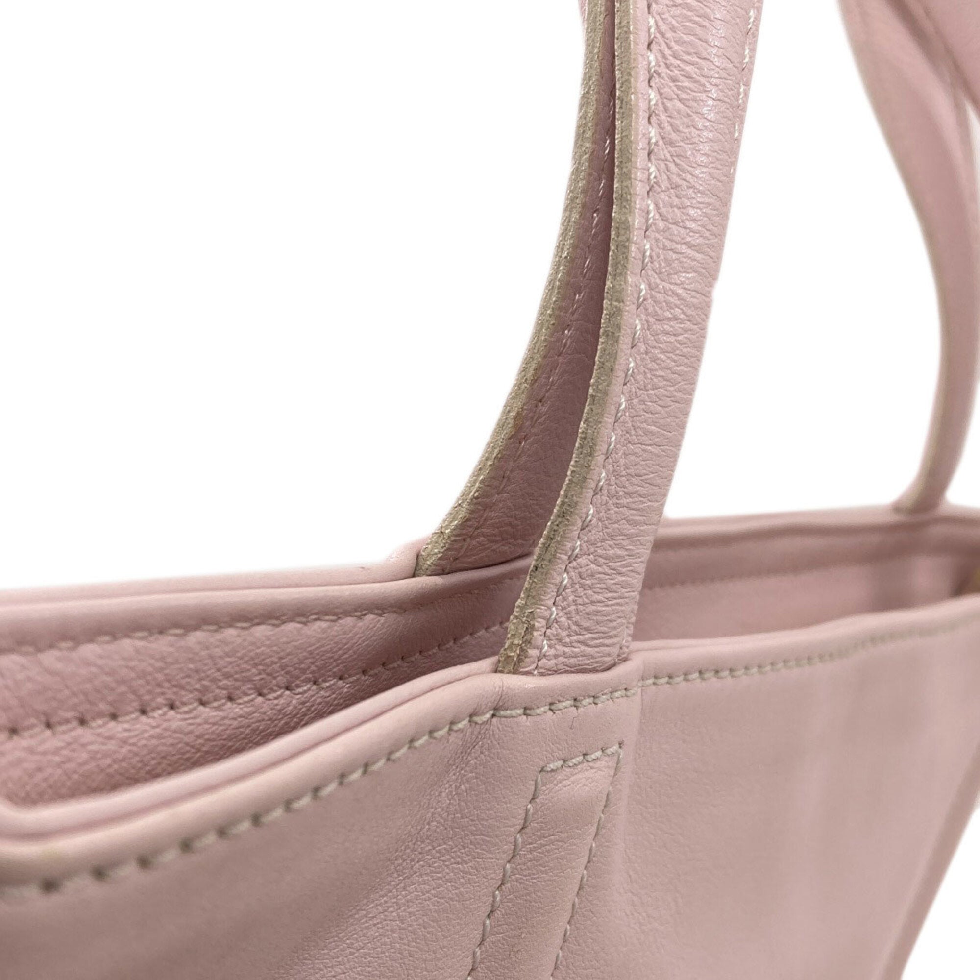 Longchamp Pink Leather Handbag (Pre-Owned)