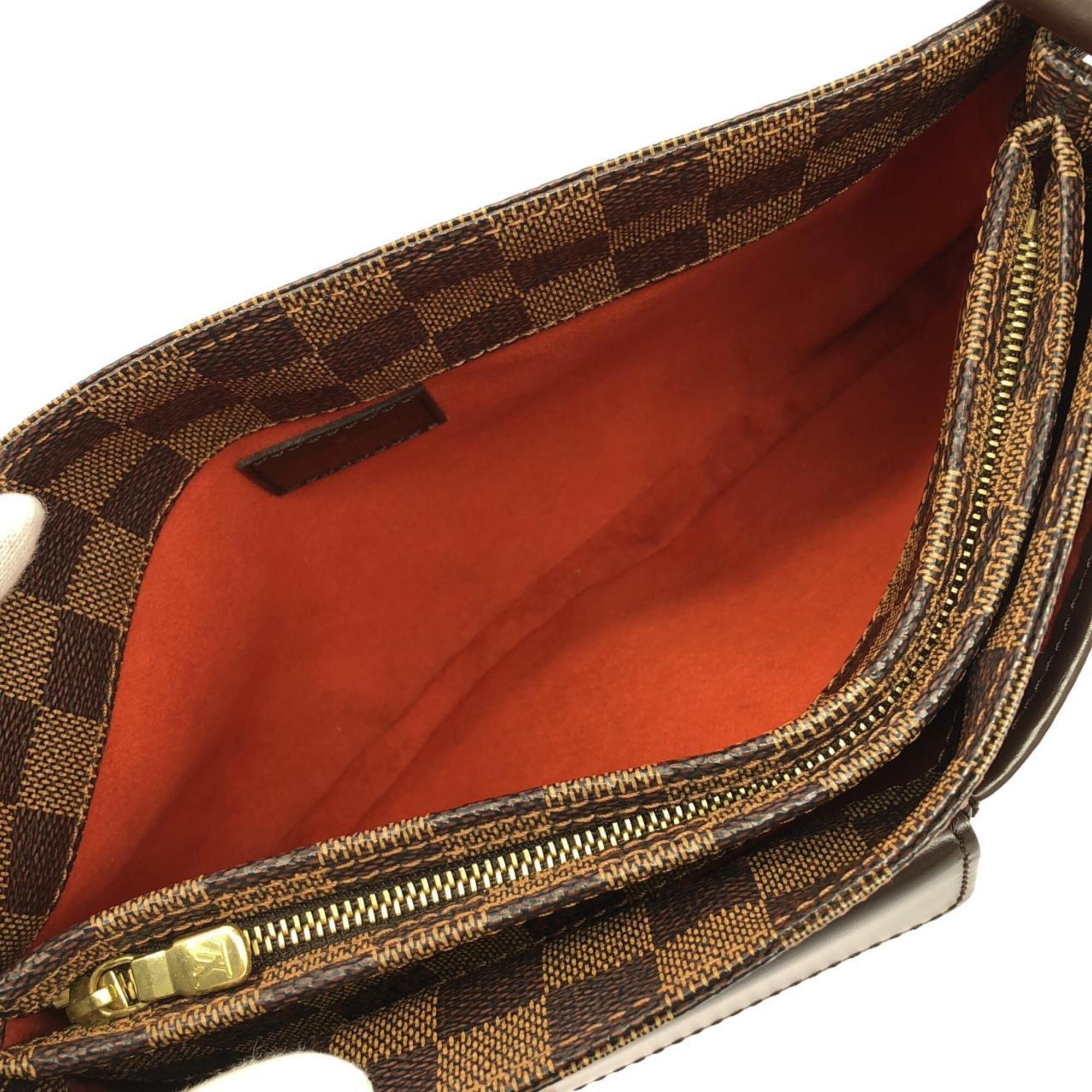 Louis Vuitton Brown Coated Canvas Shoulder Bag (Pre-Owned)