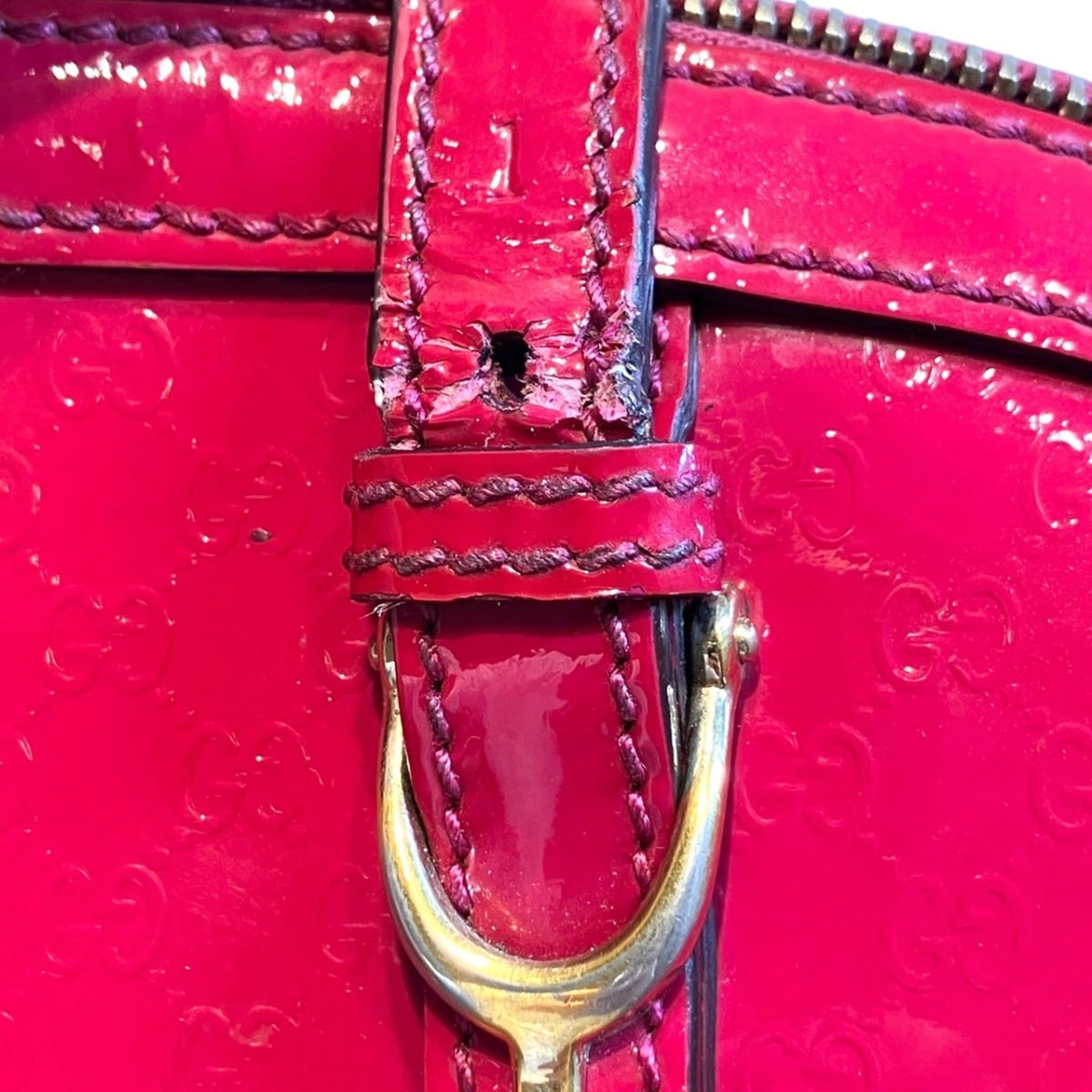 Gucci Pink Leather Handbag (Pre-Owned)