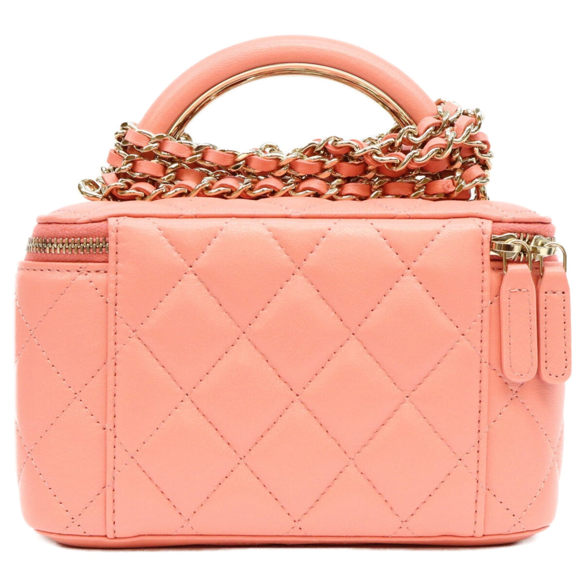 Chanel Pink Leather Shoulder Bag (Pre-Owned)