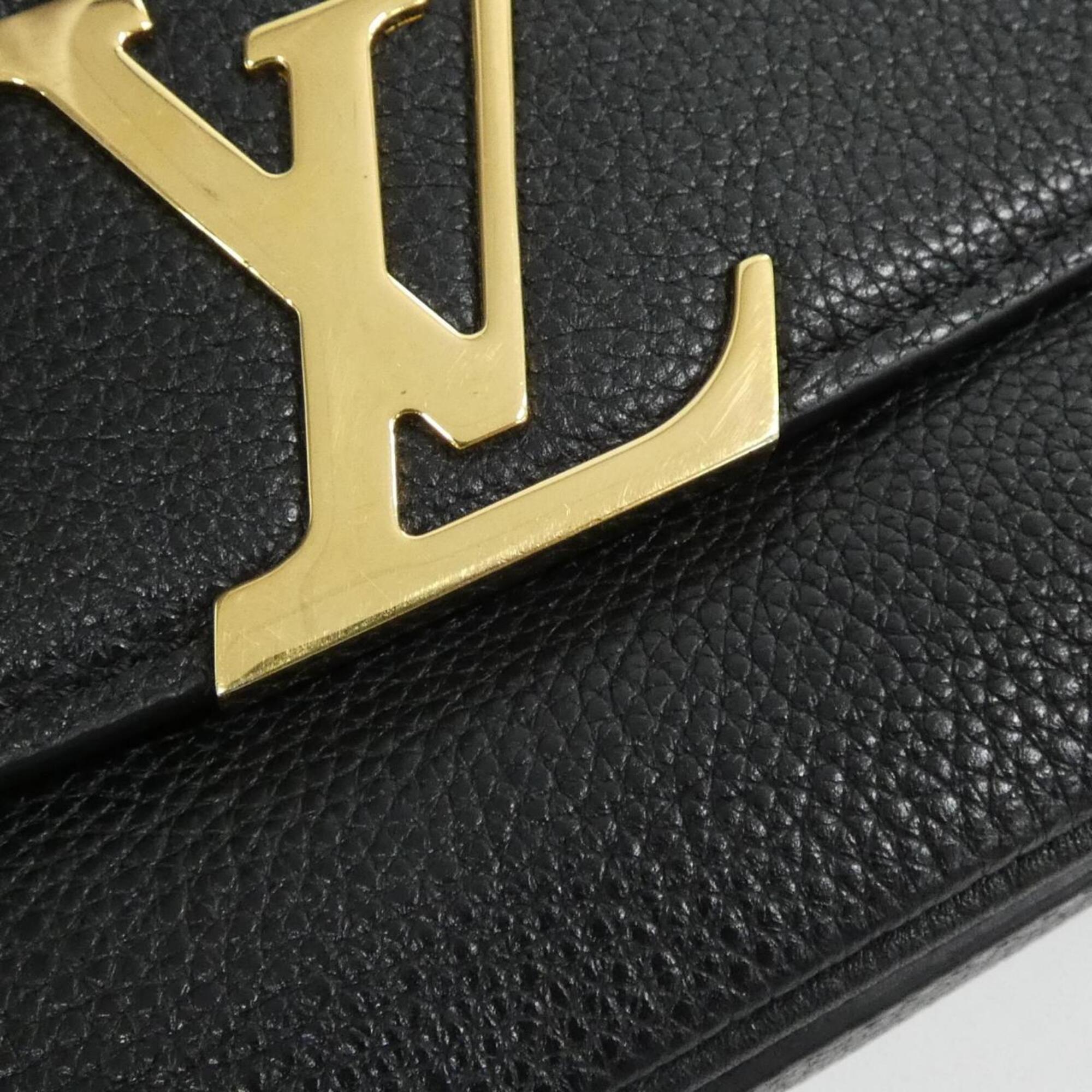 Louis Vuitton Taurillon Black Leather Shoulder Bag (Pre-Owned)