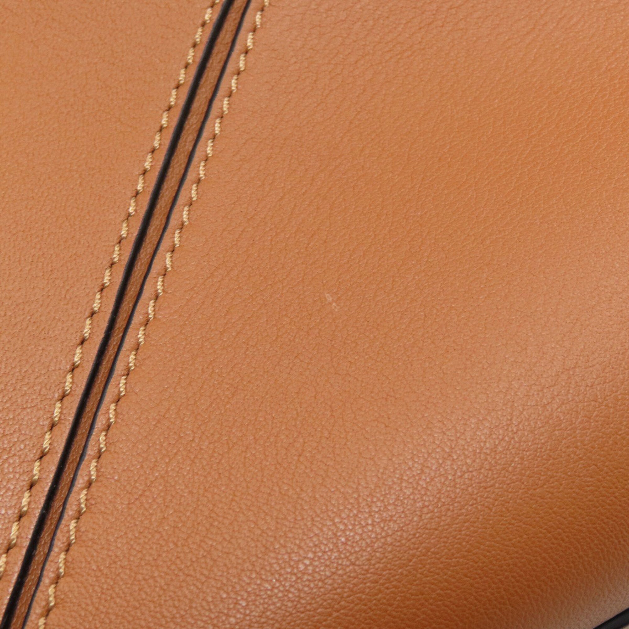 Loewe Brown Leather Handbag (Pre-Owned)