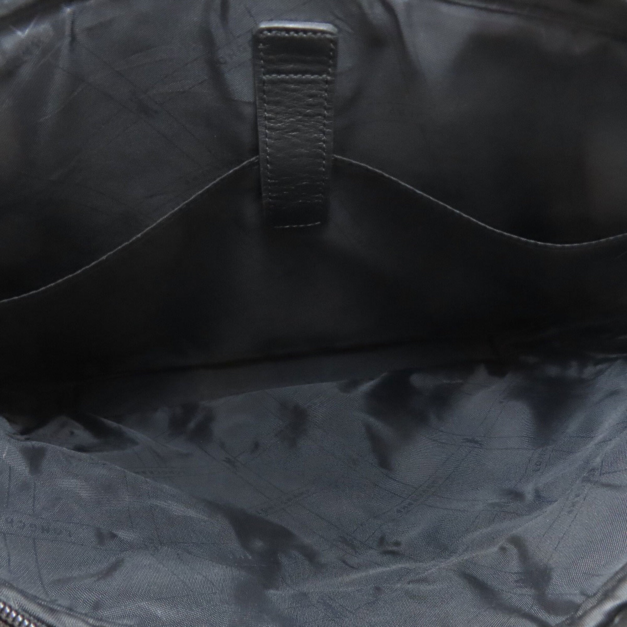 Longchamp Black Khaki Nylon Briefcase (Pre-Owned)