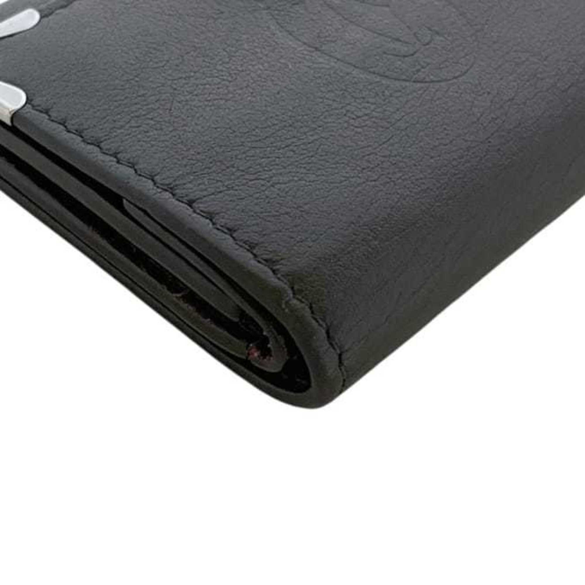 Cartier Black Leather Coin Purse/Coin Case (Pre-Owned)
