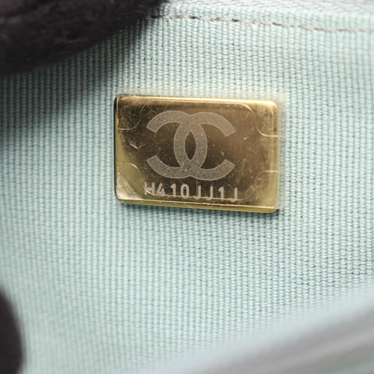 Chanel Green Grained Calfskin Handbag Shoulder Bag (Pre-Owned)