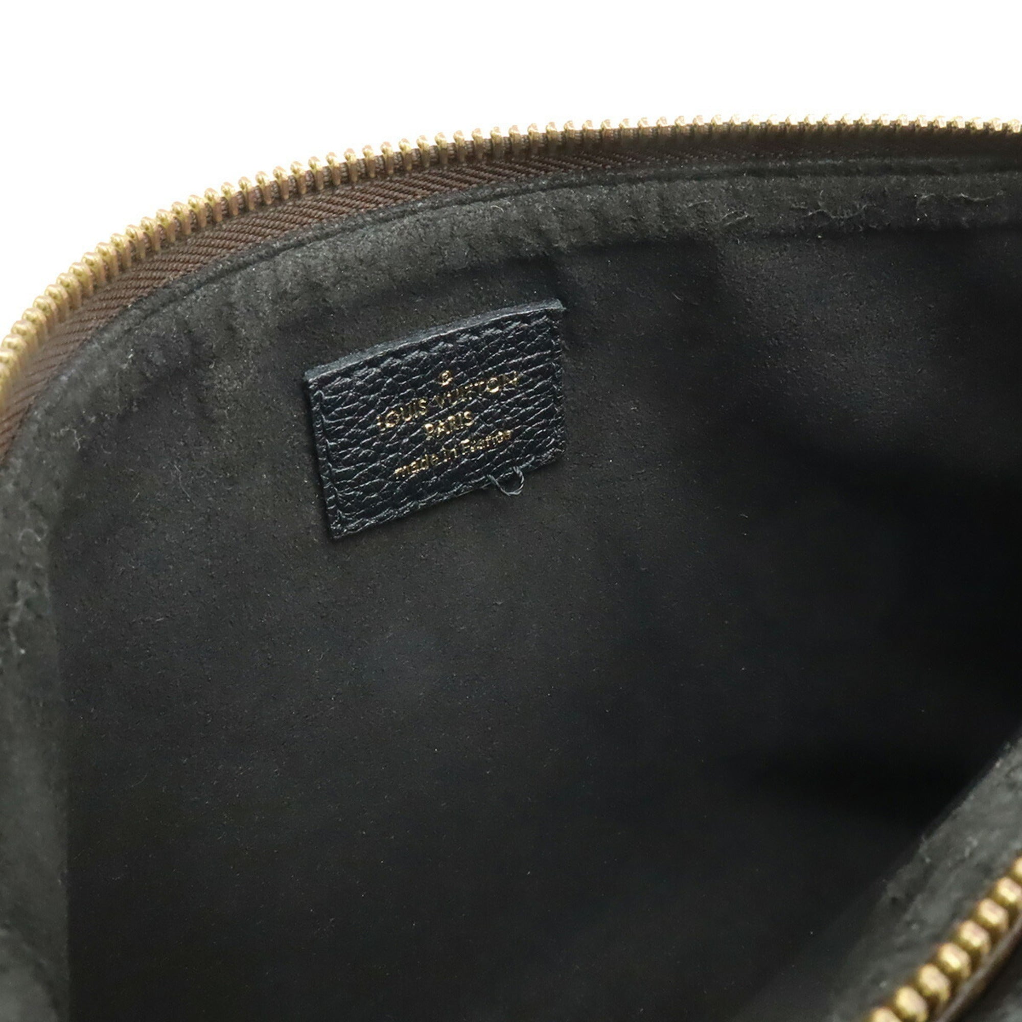 Louis Vuitton Monogram Black Noir Monogram Leather Pochette Shoulder Bag (Pre-Owned)