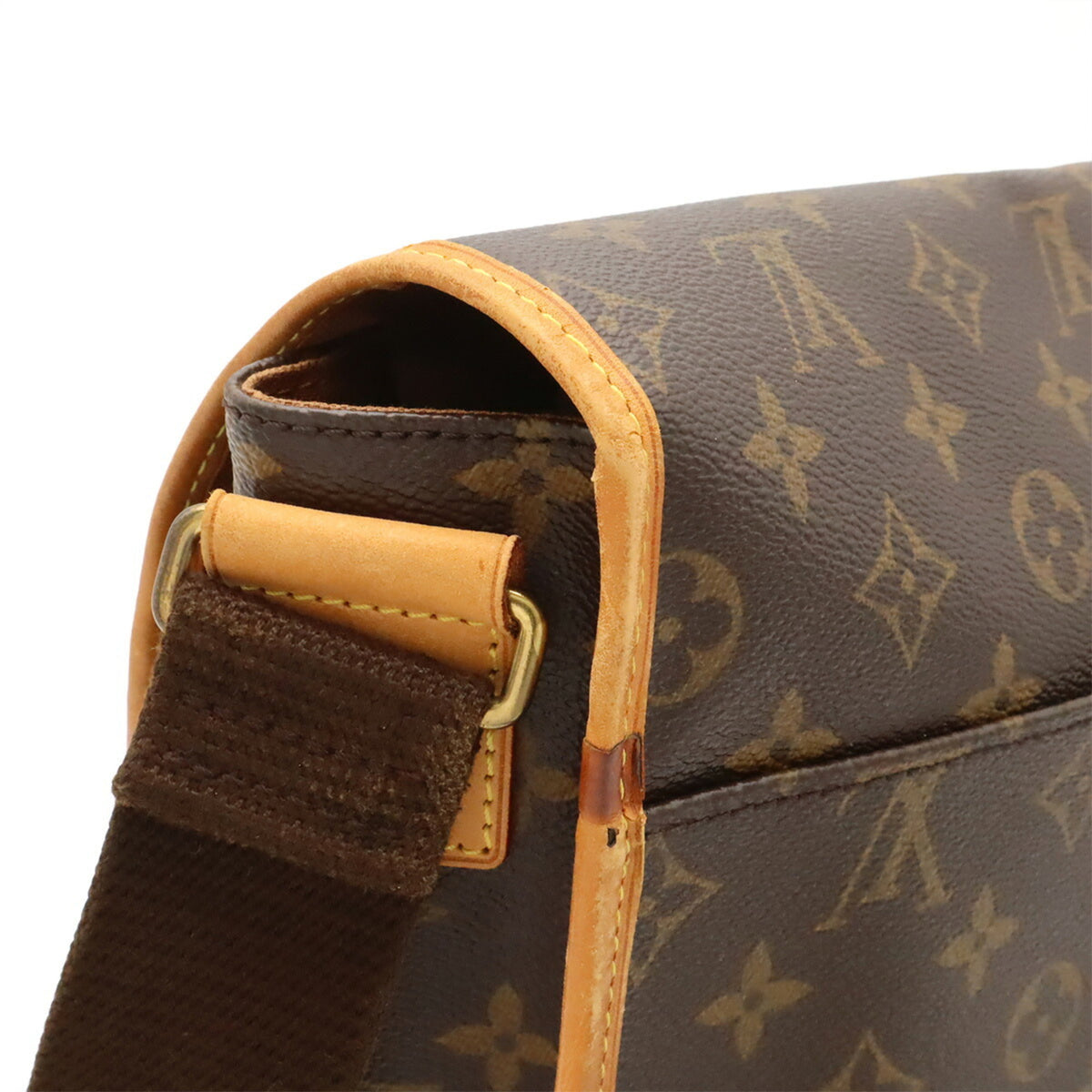 Louis Vuitton Brown Monogram Canvas Messenger Bag Shoulder Bag (Pre-Owned)