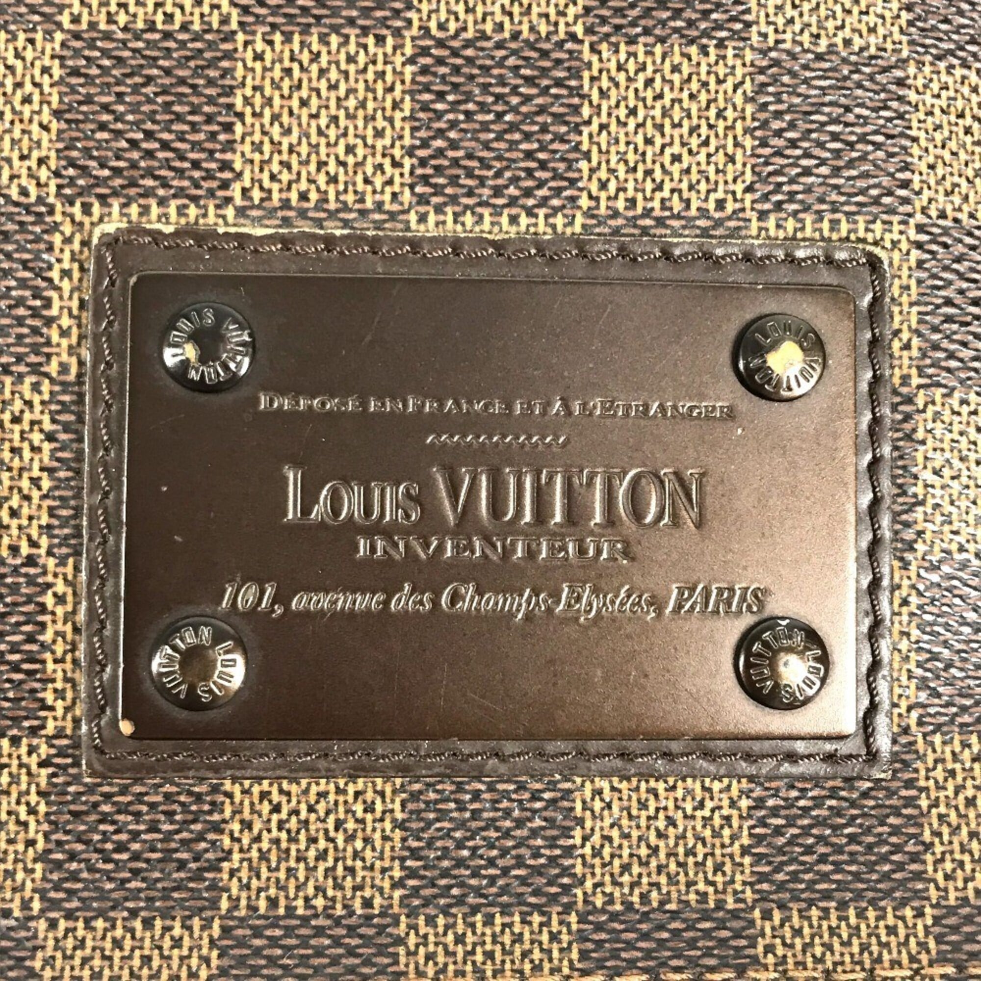 Louis Vuitton Damier Brown Ebene Damier Canvas Shoulder Bag (Pre-Owned)