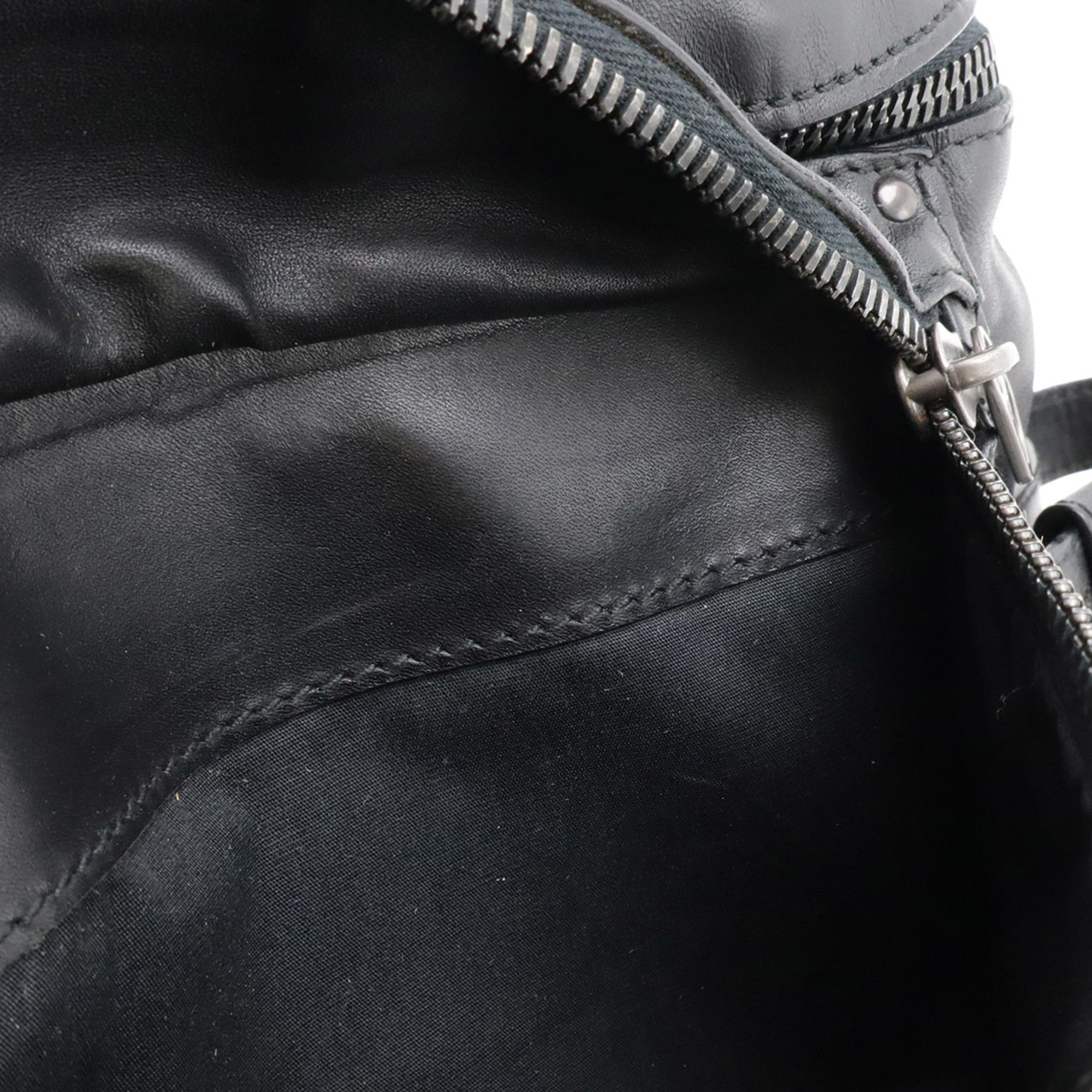 Bottega Veneta Black Leather Fanny Pack Sling Bag (Pre-Owned)