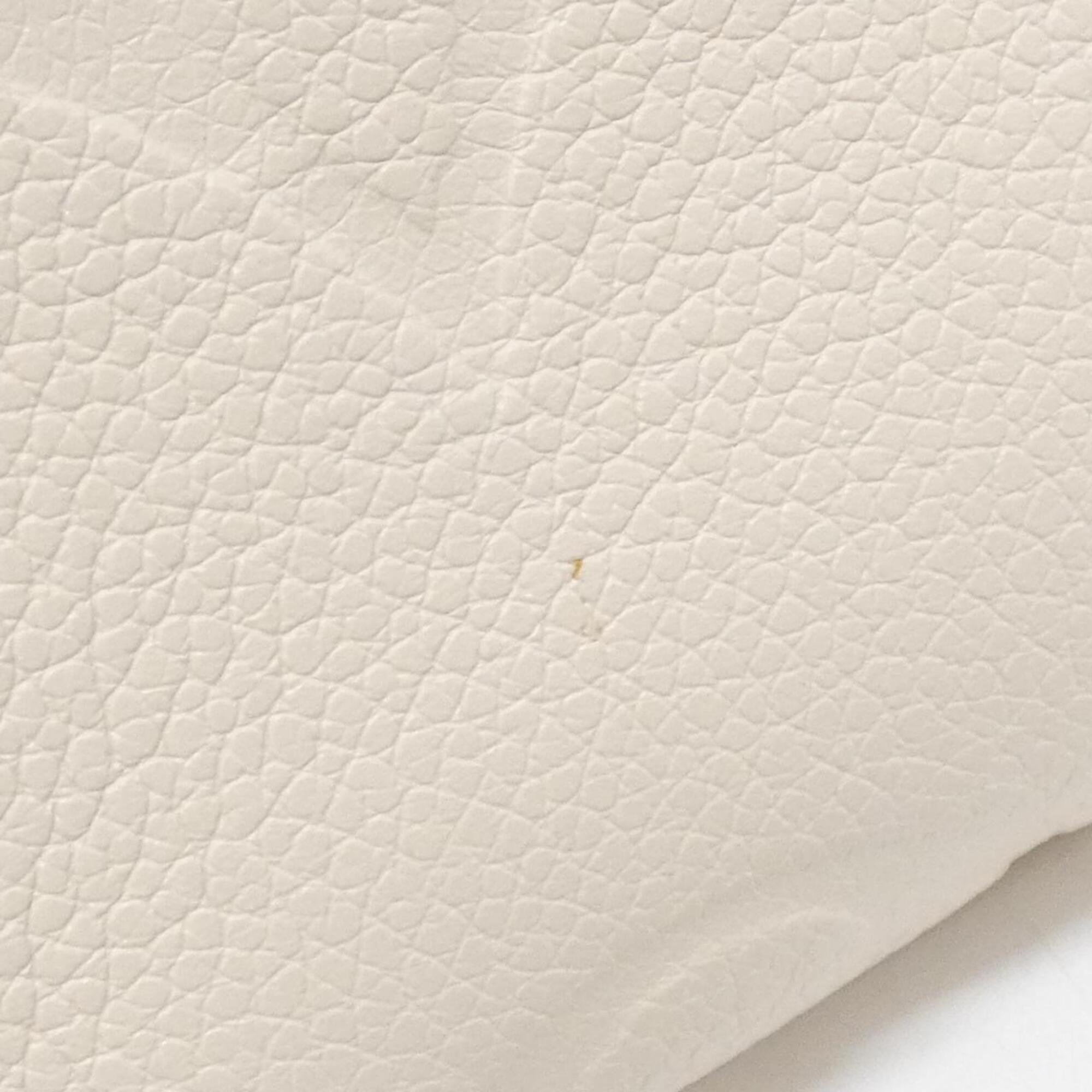 Louis Vuitton Cream Leather Handbag (Pre-Owned)