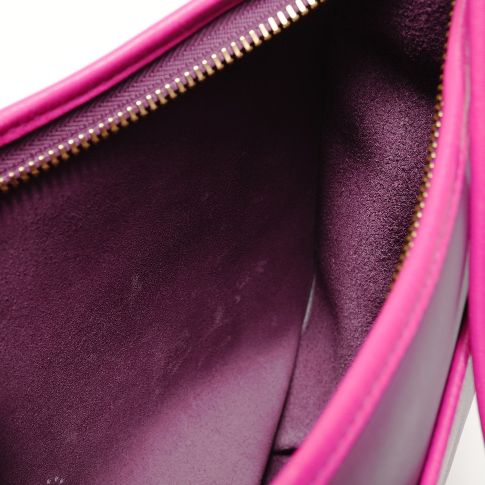 Loewe Purple Leather Shoulder Bag (Pre-Owned)