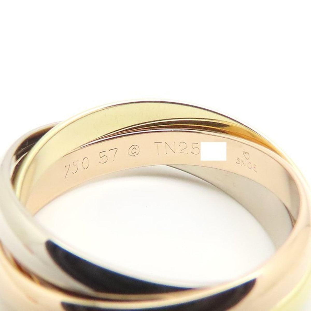 Cartier Yellow Gold (18K) Pink Gold (18K) White Gold (18K) Band Ring (Pre-Owned)