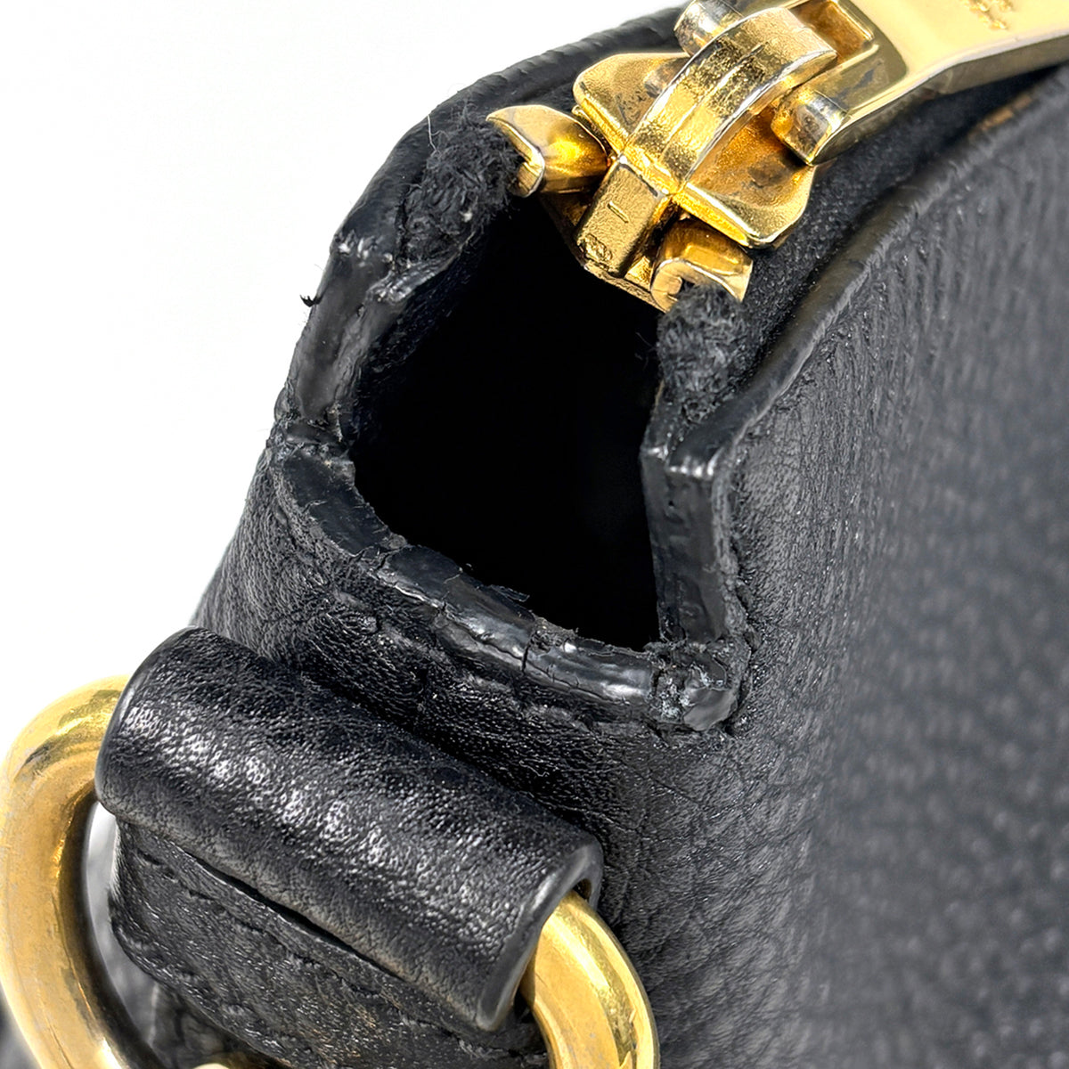 Prada Black Leather Shoulder Bag (Pre-Owned)