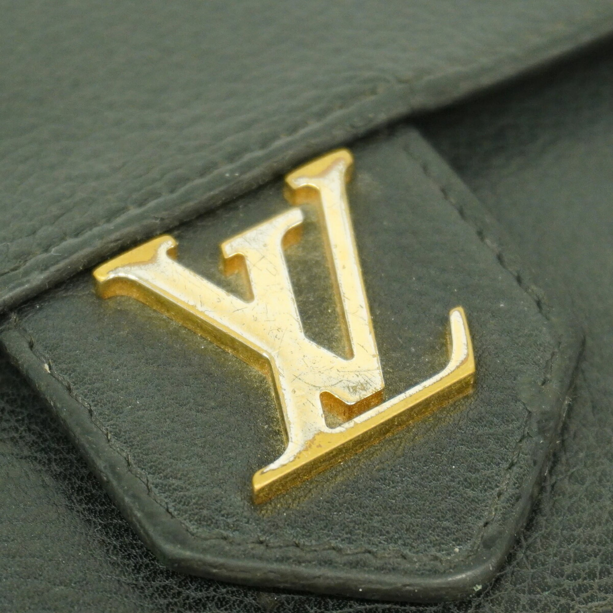 Louis Vuitton Noir Long Wallet (Bi-Fold) (Pre-Owned)