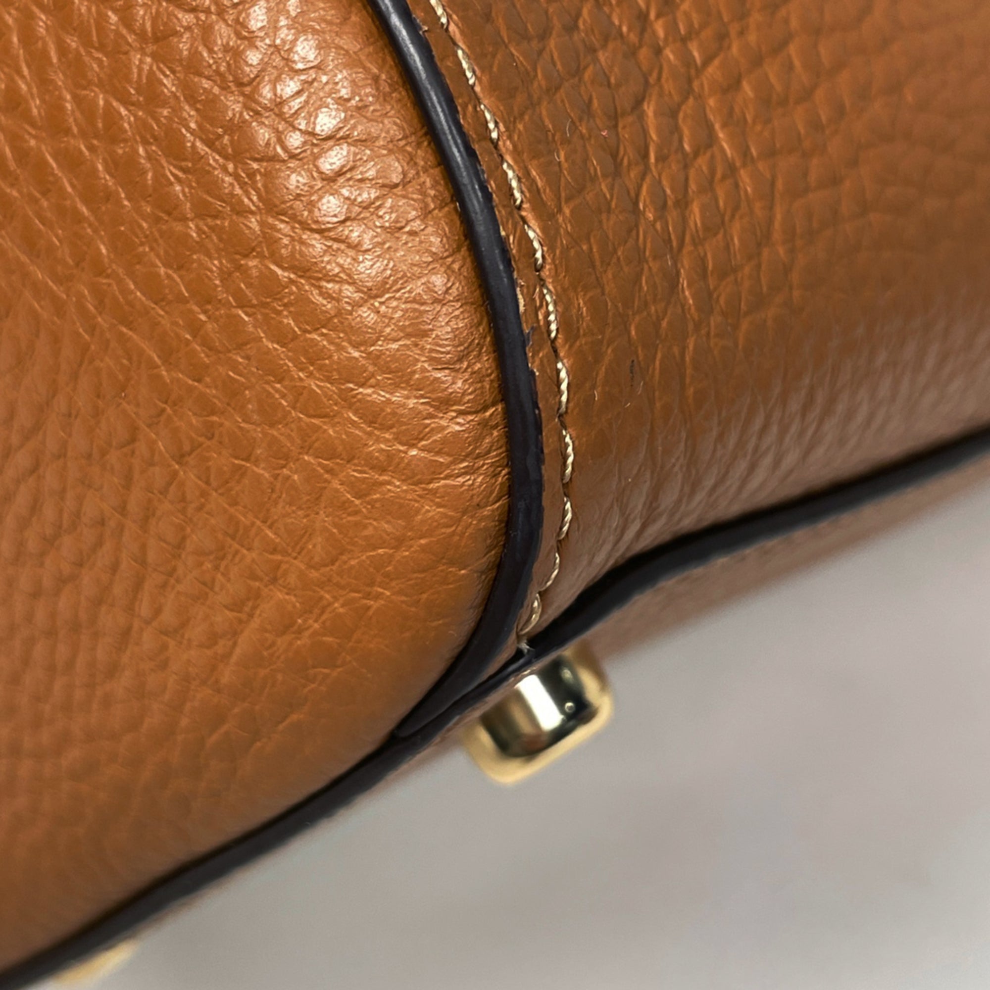 Coach Brown Leather Handbag Shoulder Bag (Pre-Owned)