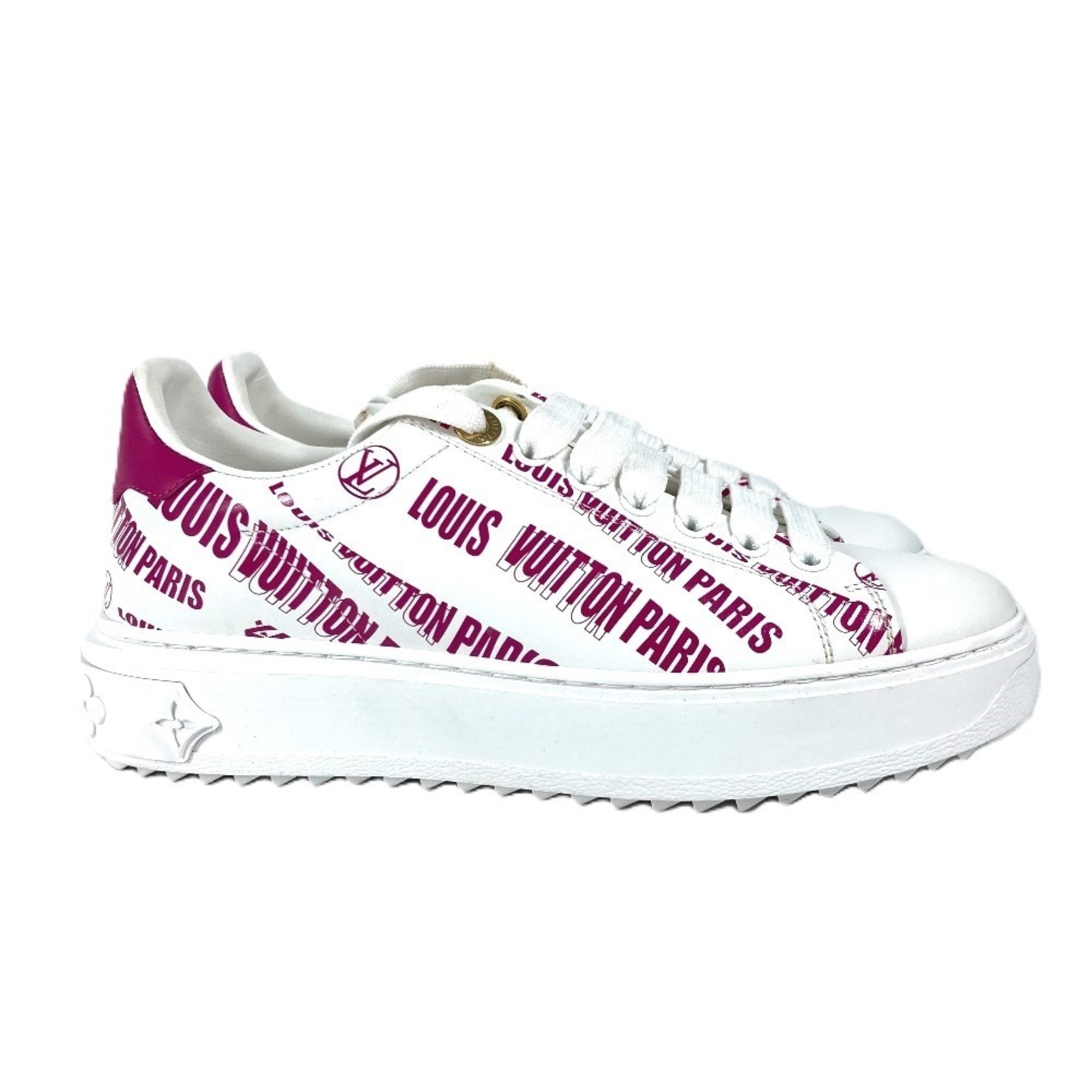 Louis Vuitton Pink White Sneakers (Pre-Owned)
