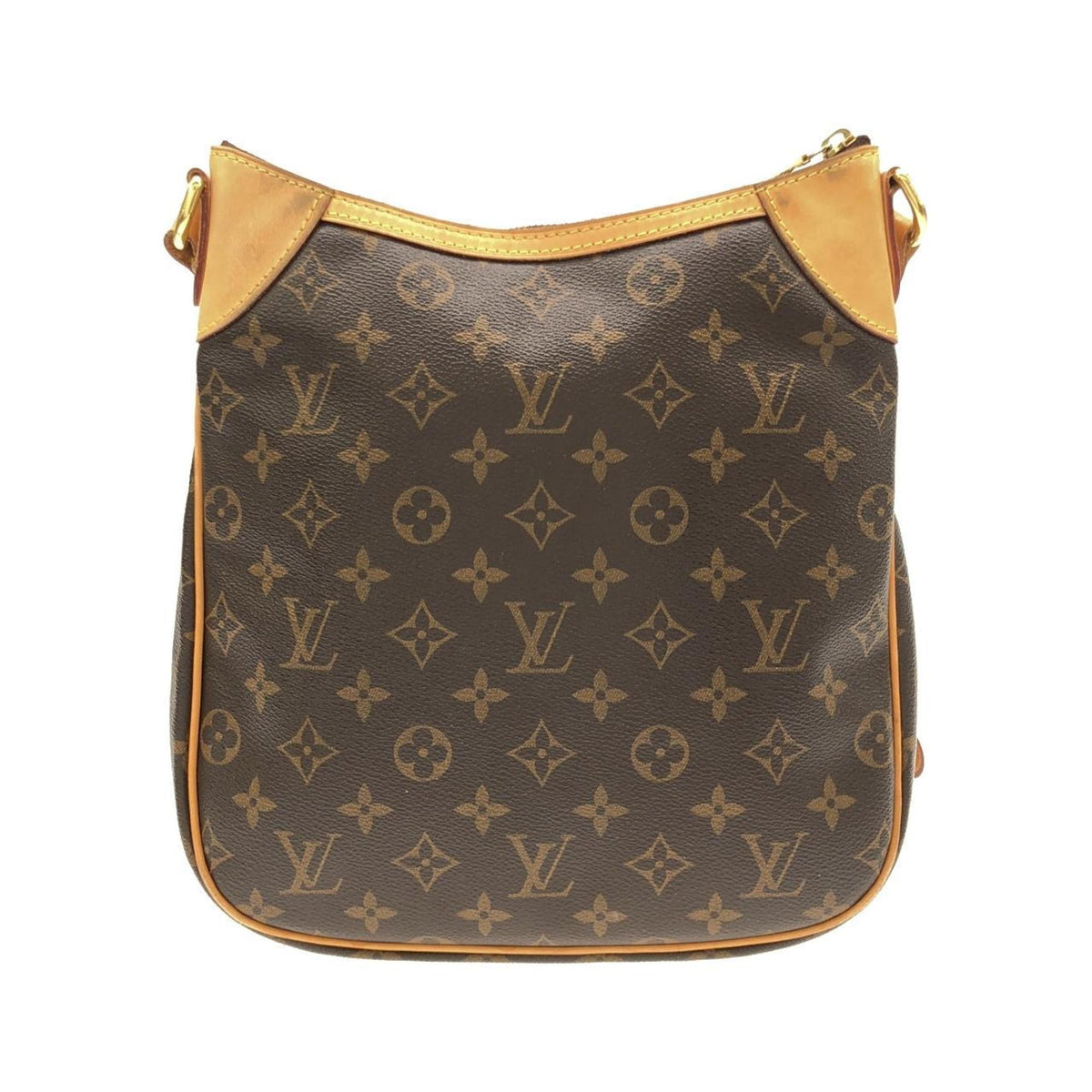 Louis Vuitton Marron Coated Canvas Shoulder Bag (Pre-Owned)