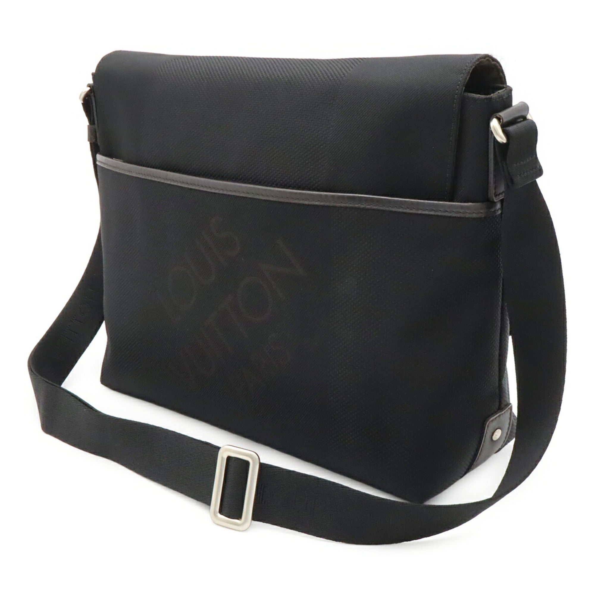 Louis Vuitton Black Noir White Damier Geant Handbag Shoulder Bag (Pre-Owned)