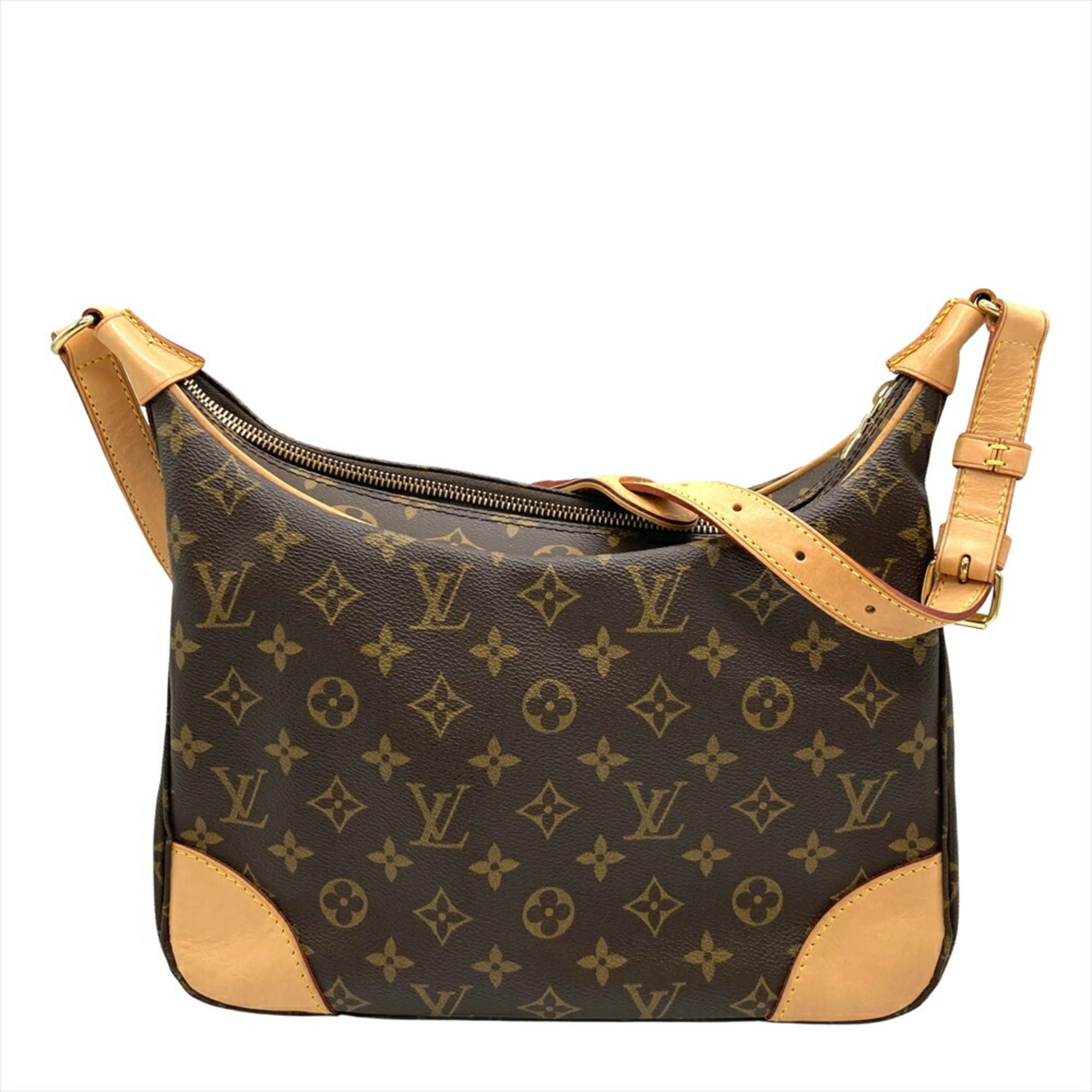 Louis Vuitton Brown Monogram Canvas Shoulder Bag (Pre-Owned)
