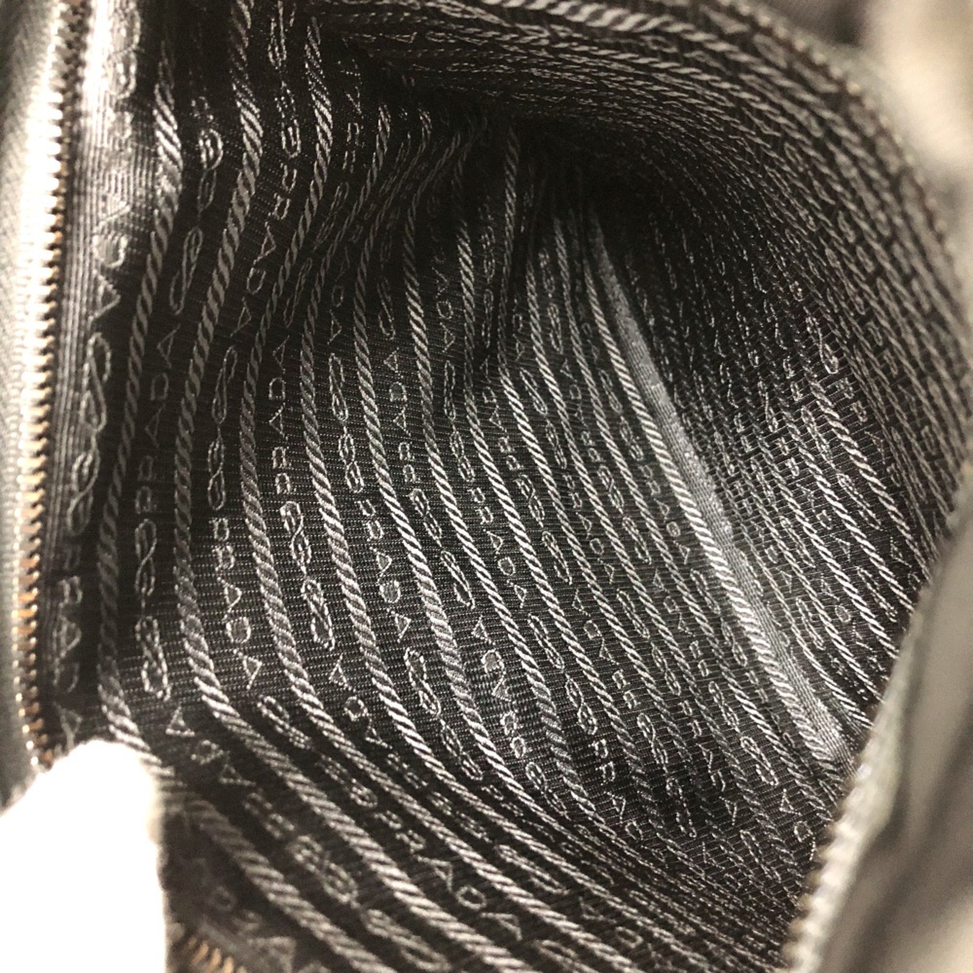 Prada Black Cloth Shoulder Bag (Pre-Owned)