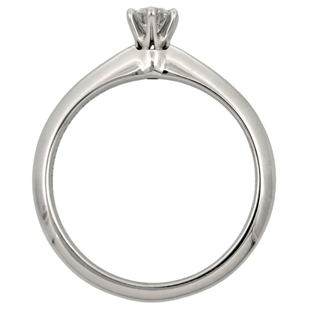 Tiffany Platinum Platinum 950 Band Ring (Pre-Owned)