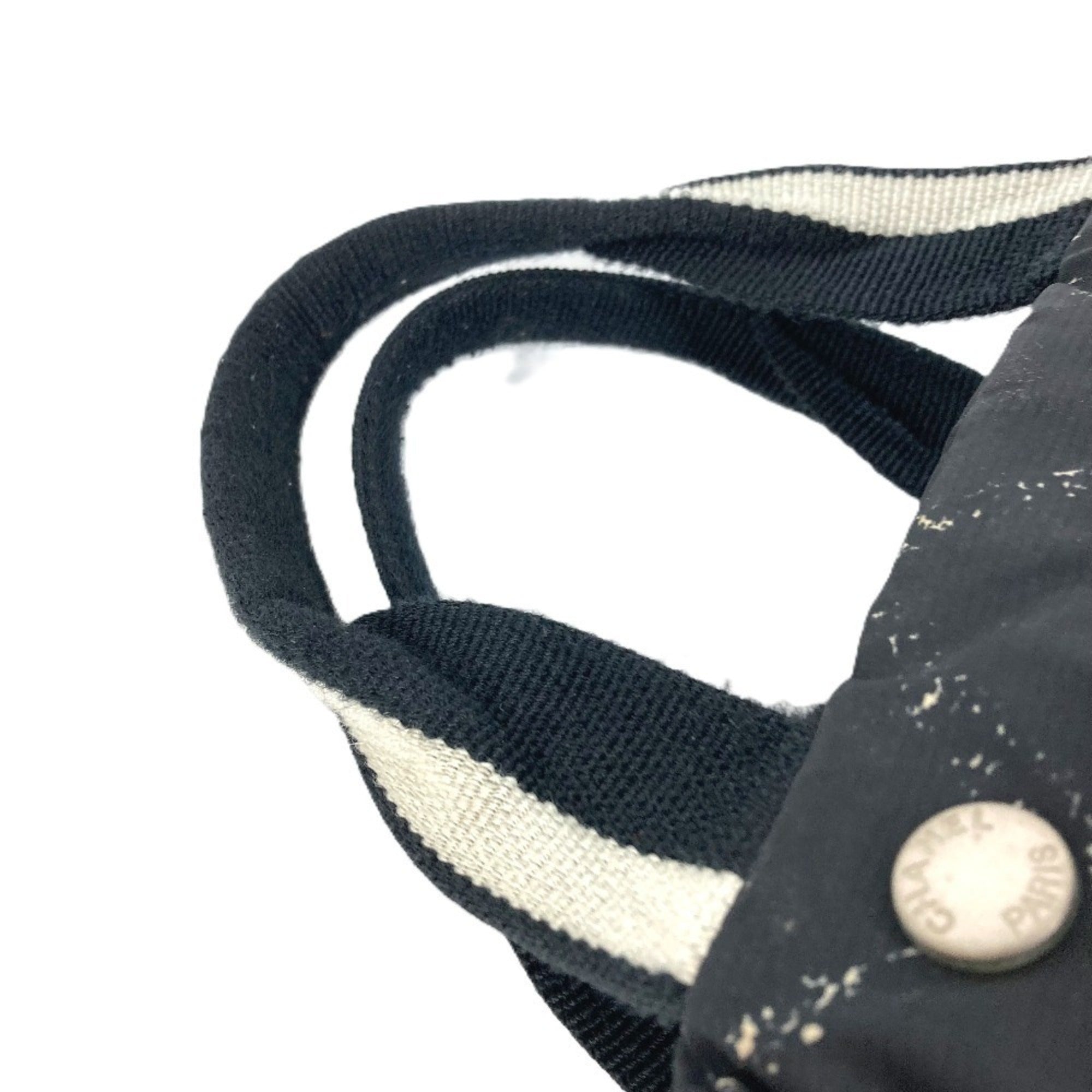 Chanel Travel Line Black Nylon Handbag (Pre-Owned)