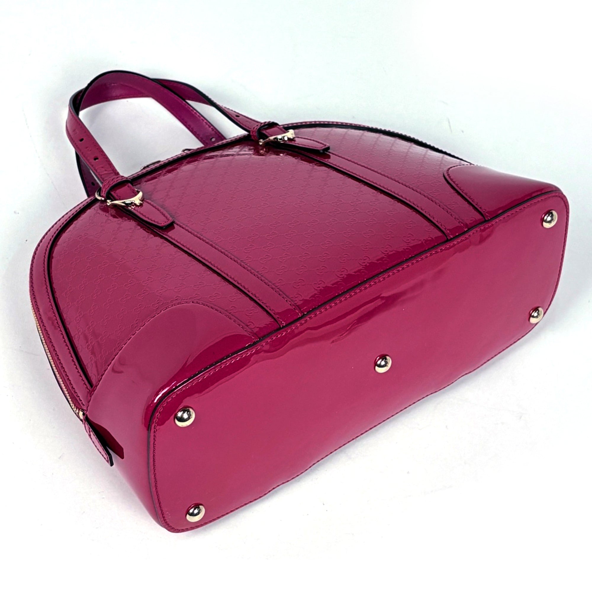 Gucci Pink Patent Leather Handbag (Pre-Owned)