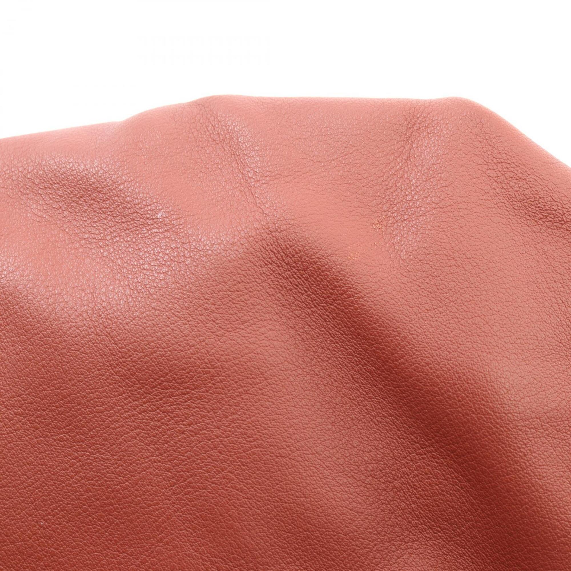 Bottega Veneta Bordeaux Leather Handbag (Pre-Owned)
