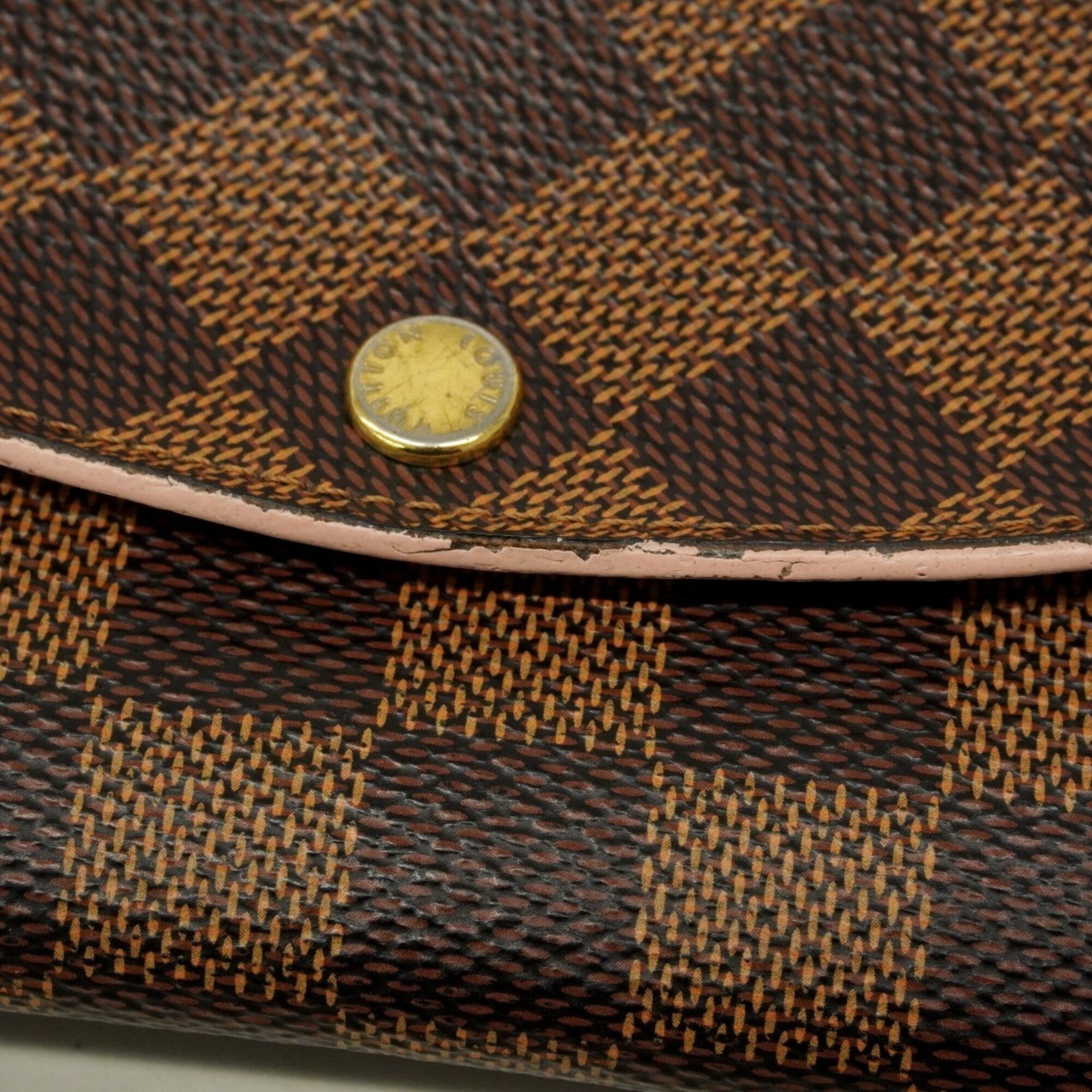 Louis Vuitton Ebene Rose Ballerine Long Wallet (Bi-Fold) (Pre-Owned)