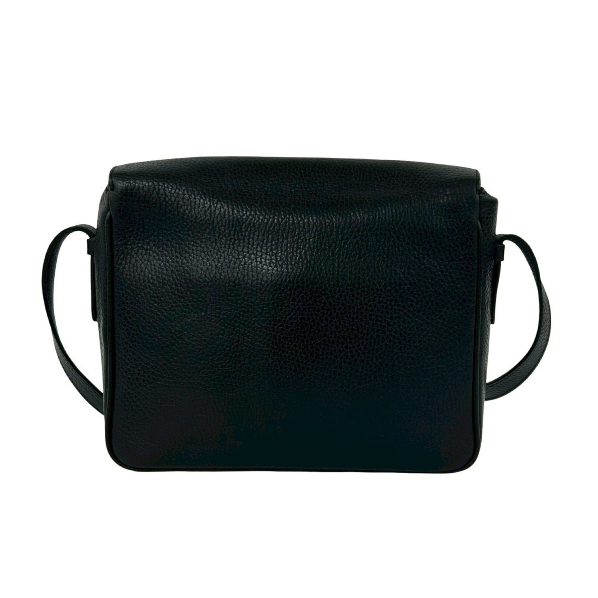 Celine Black Leather Pochette Shoulder Bag (Pre-Owned)