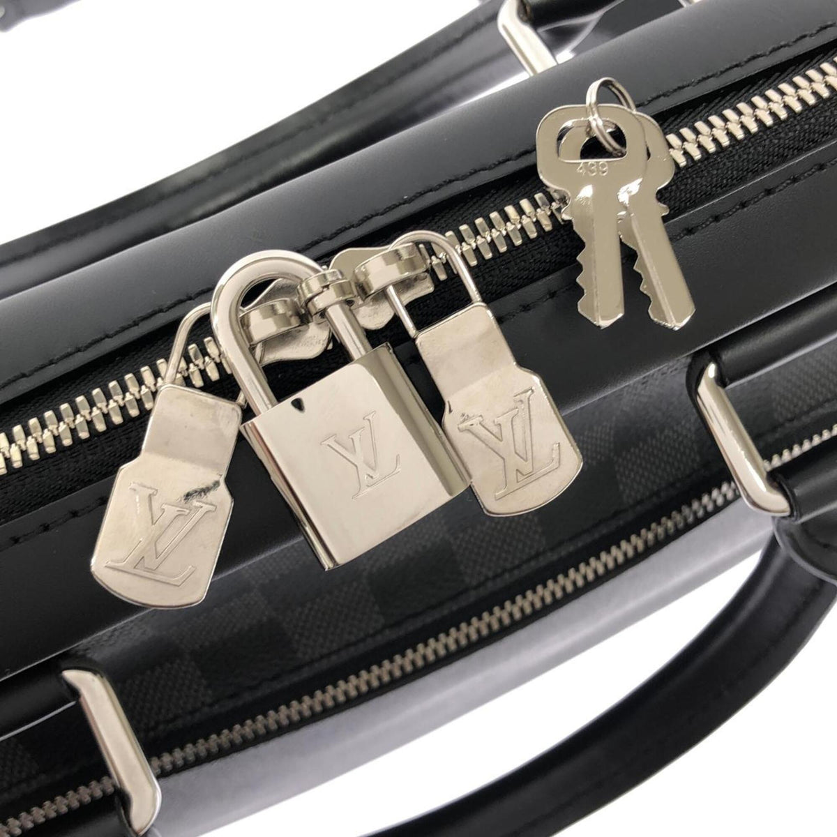 Louis Vuitton Graphite Coated Canvas Handbag (Pre-Owned)