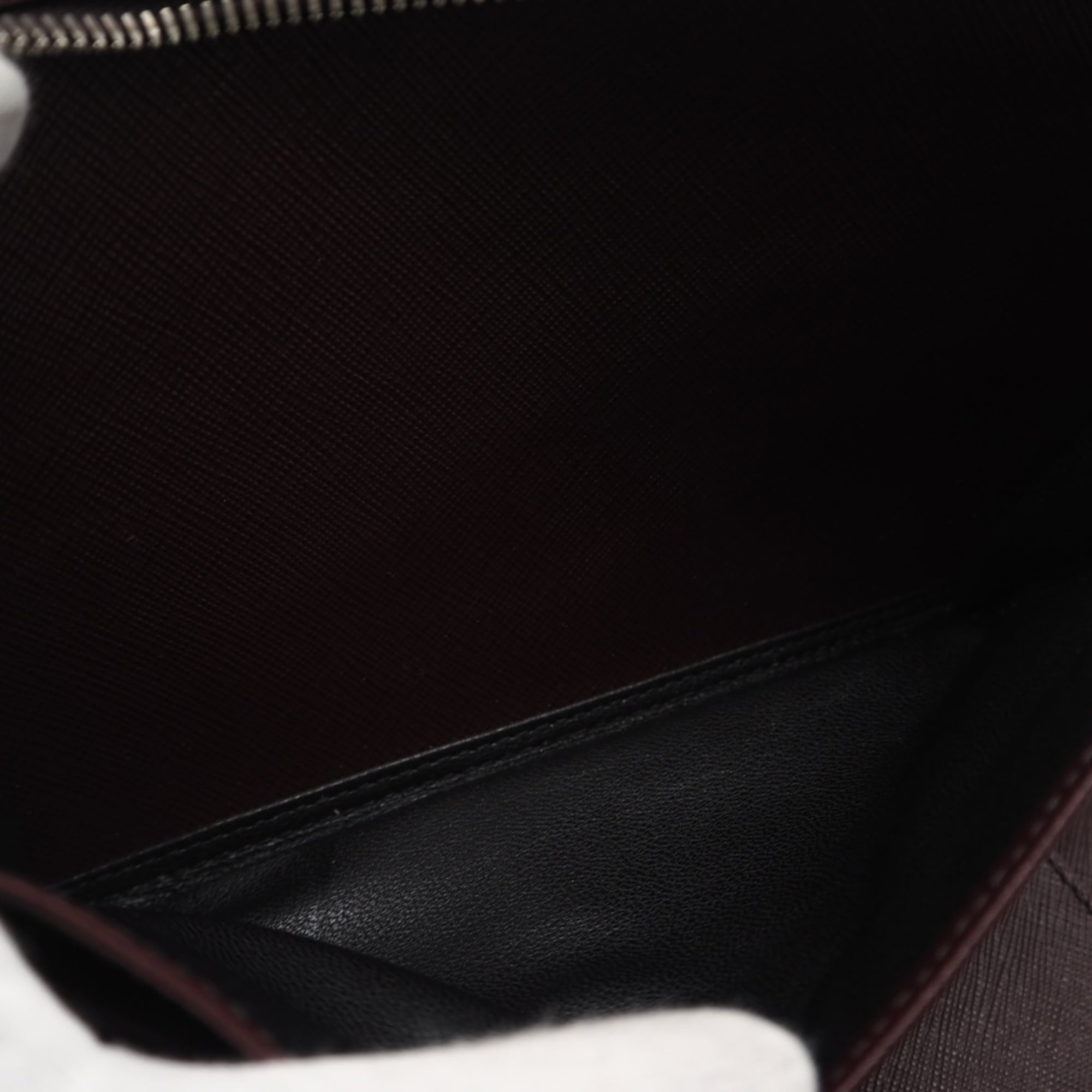 Prada Brown Leather Clutch Bag (Pre-Owned)