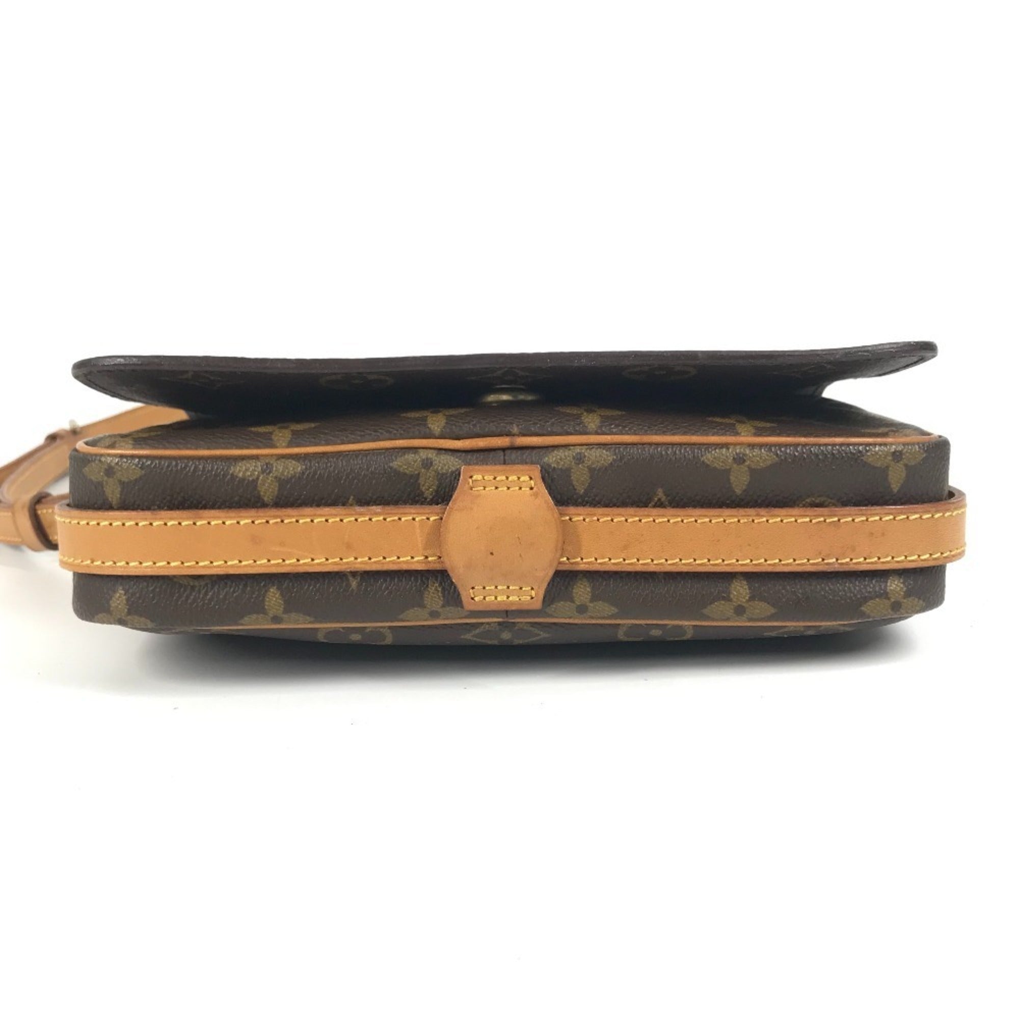 Louis Vuitton Brown Monogram Canvas Pochette Shoulder Bag (Pre-Owned)