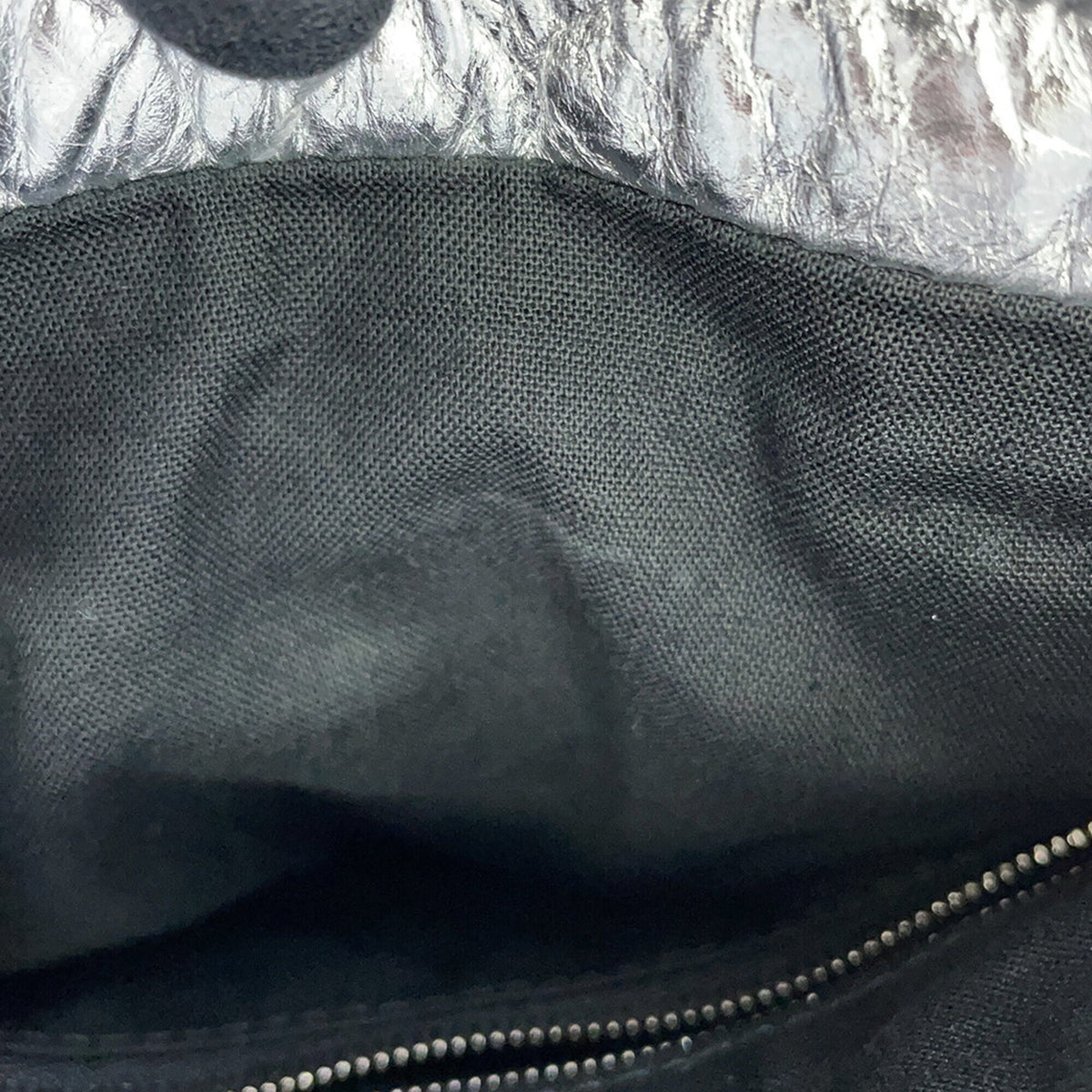 Balenciaga Silver Leather Handbag Shoulder Bag Tote Bag (Pre-Owned)