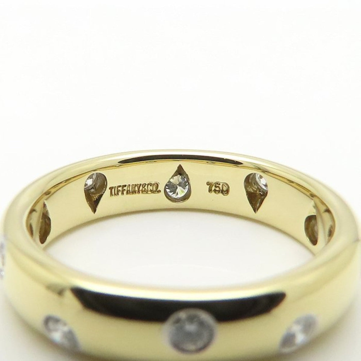 Tiffany Yellow Gold (18K) Platinum 950 Band Ring (Pre-Owned)