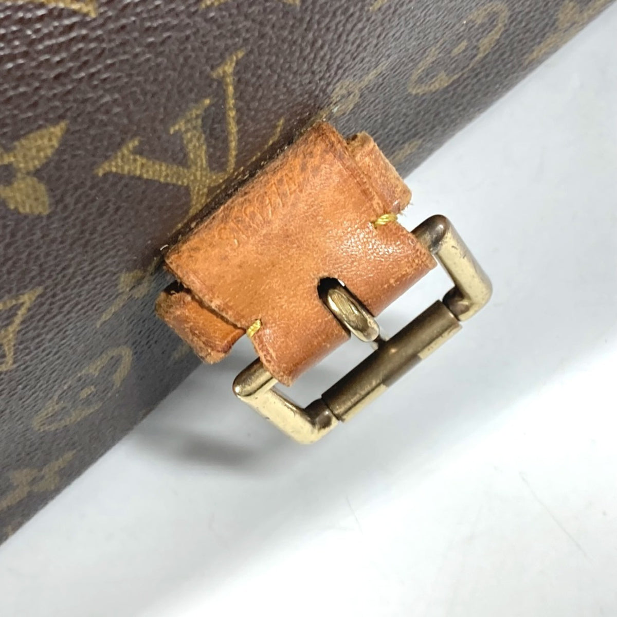 Louis Vuitton Brown Monogram Canvas Handbag Shoulder Bag (Pre-Owned)