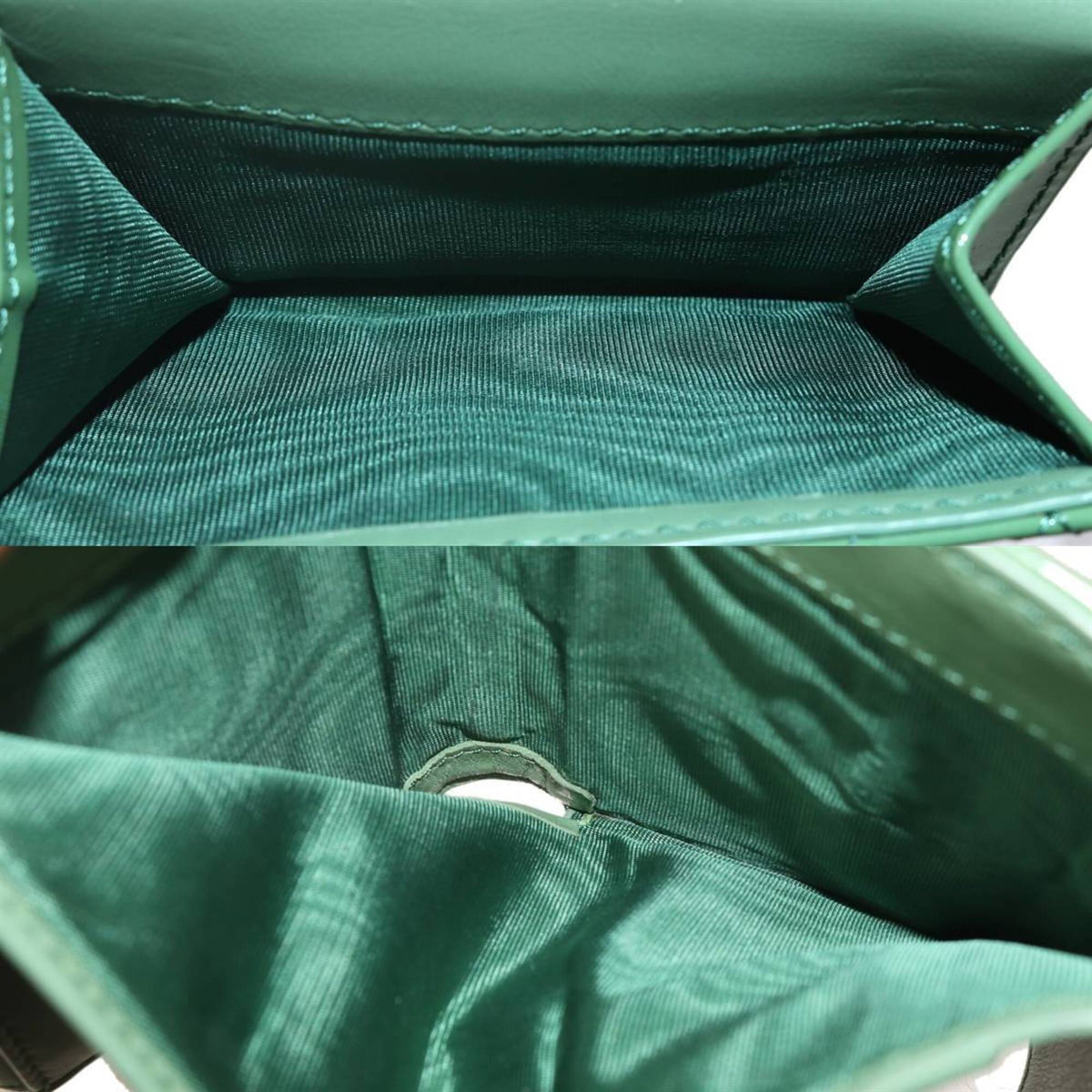 Christian Dior Green Wallet (Tri-Fold) (Pre-Owned)