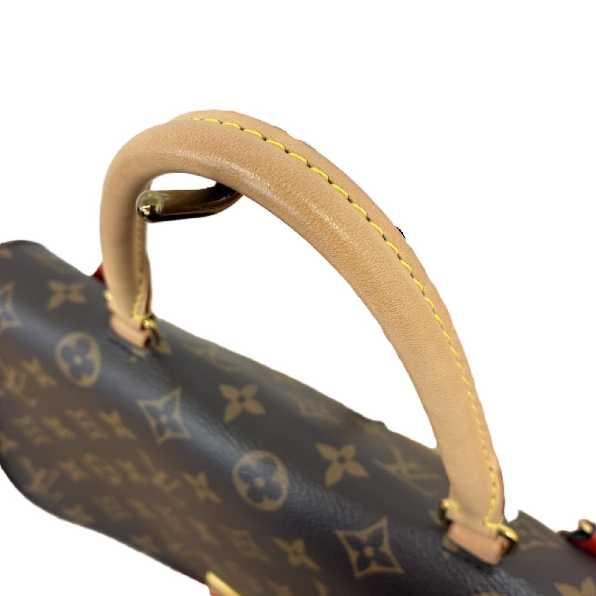 Louis Vuitton Monogram Brown Red Color Monogram Shoulder Bag (Pre-Owned)