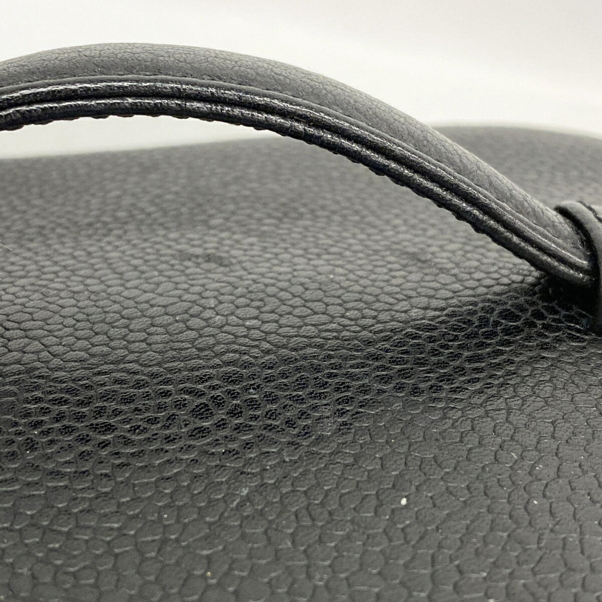 Chanel Black Grained Calfskin Vanity Bag (Pre-Owned)