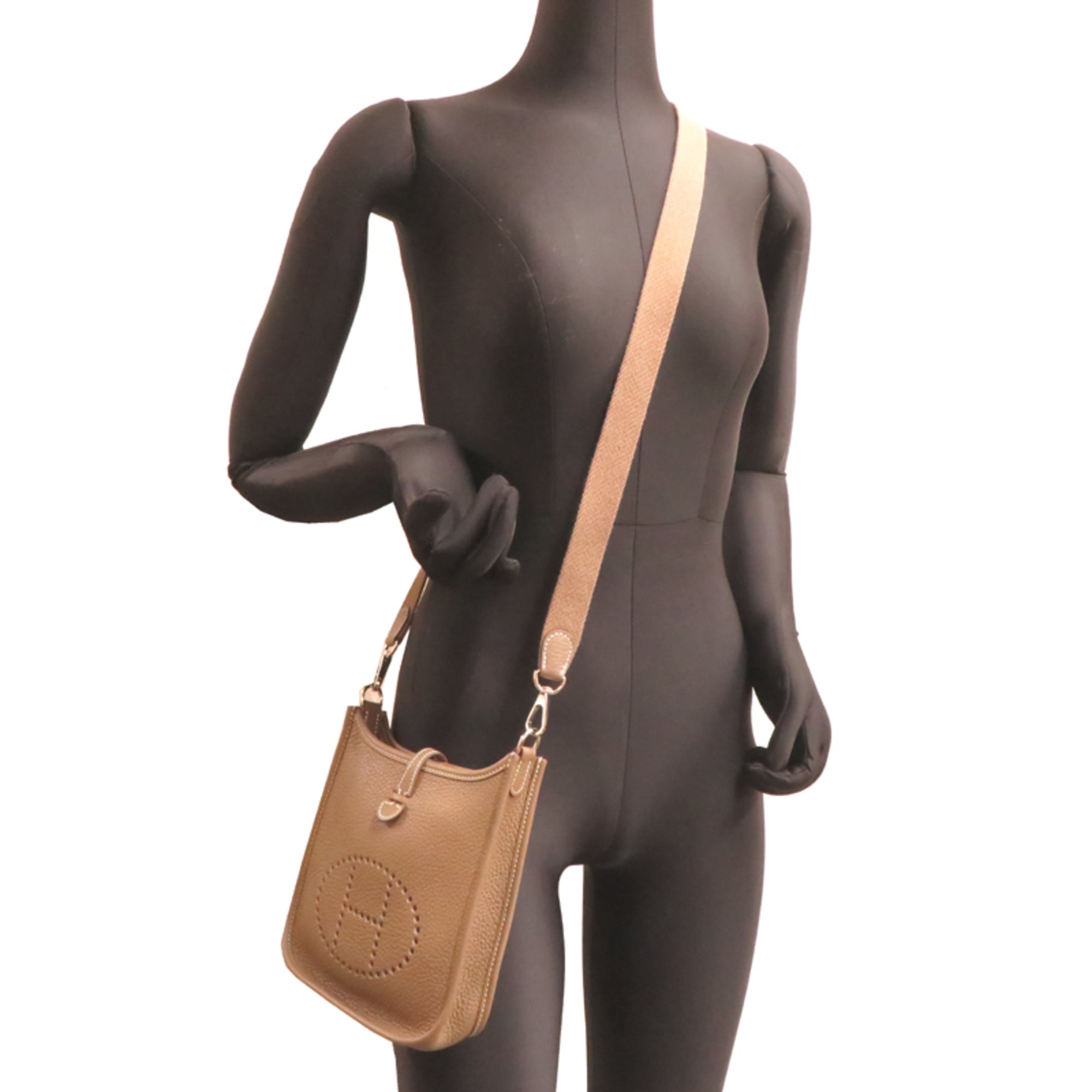 Hermes Etoupe Gray Shoulder Bag (Pre-Owned)