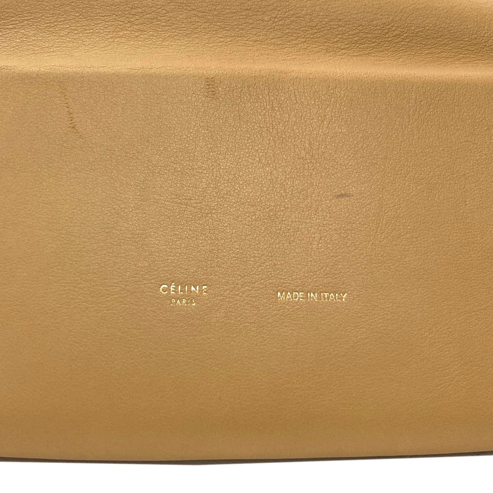 Celine Brown Leather Shoulder Bag (Pre-Owned)